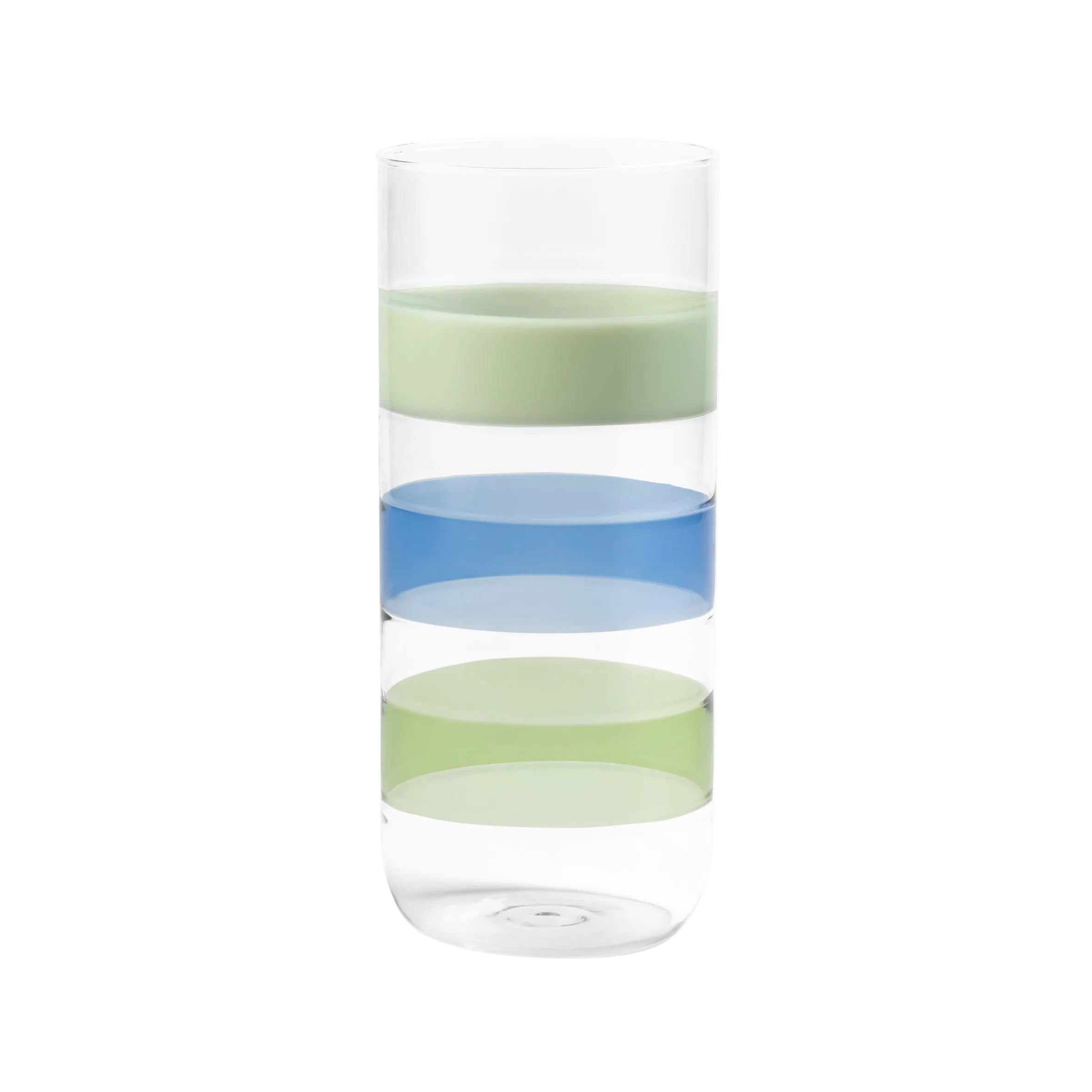 LUMO vase green-blue glass