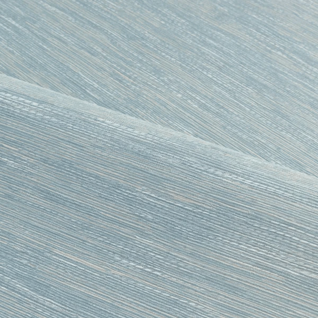 Strukturierte Tapete, die Jacquardstoff imitiert TATAMI - BLEU CIEL himmelblau