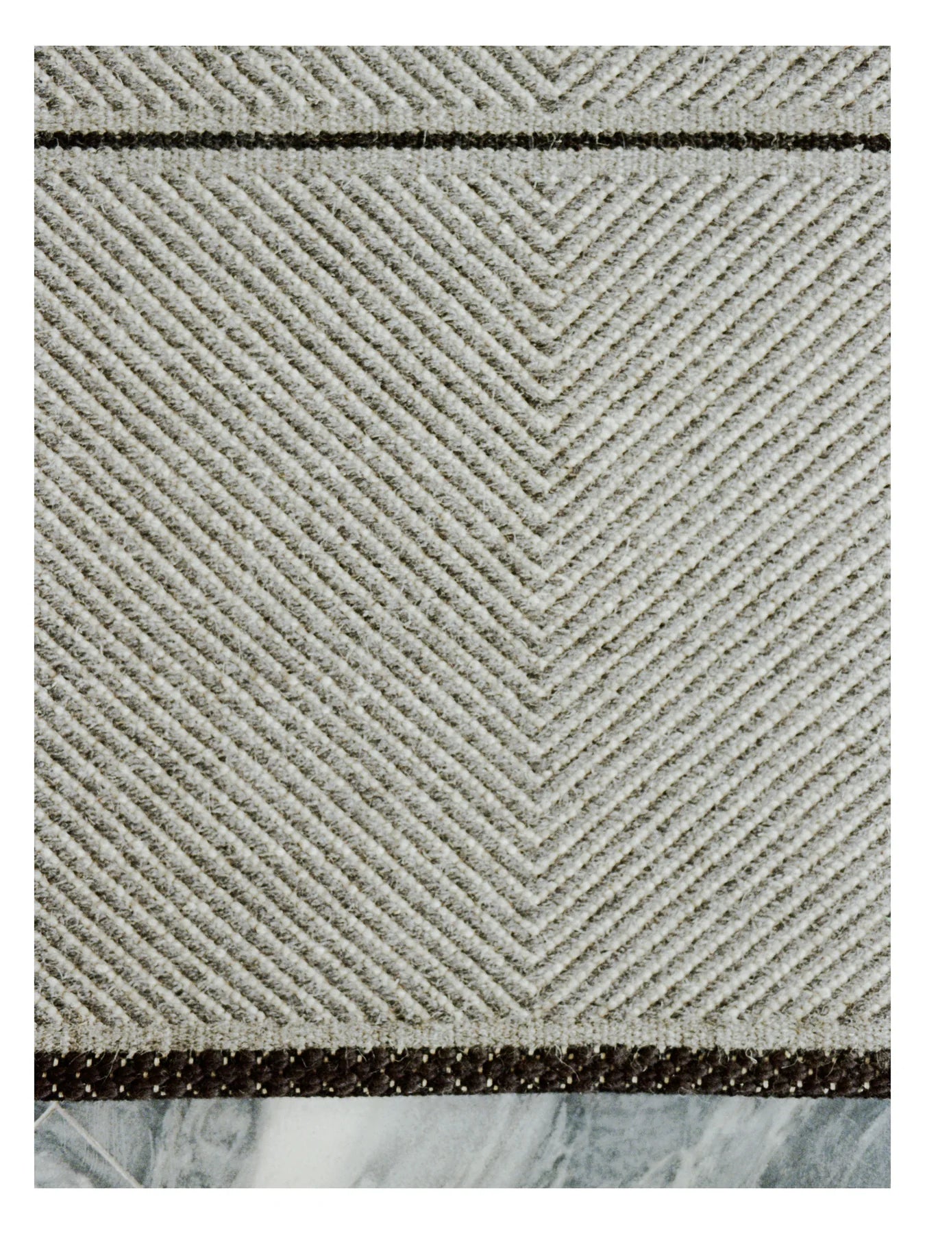 VISION WALK Gray Rug with Dark Gray