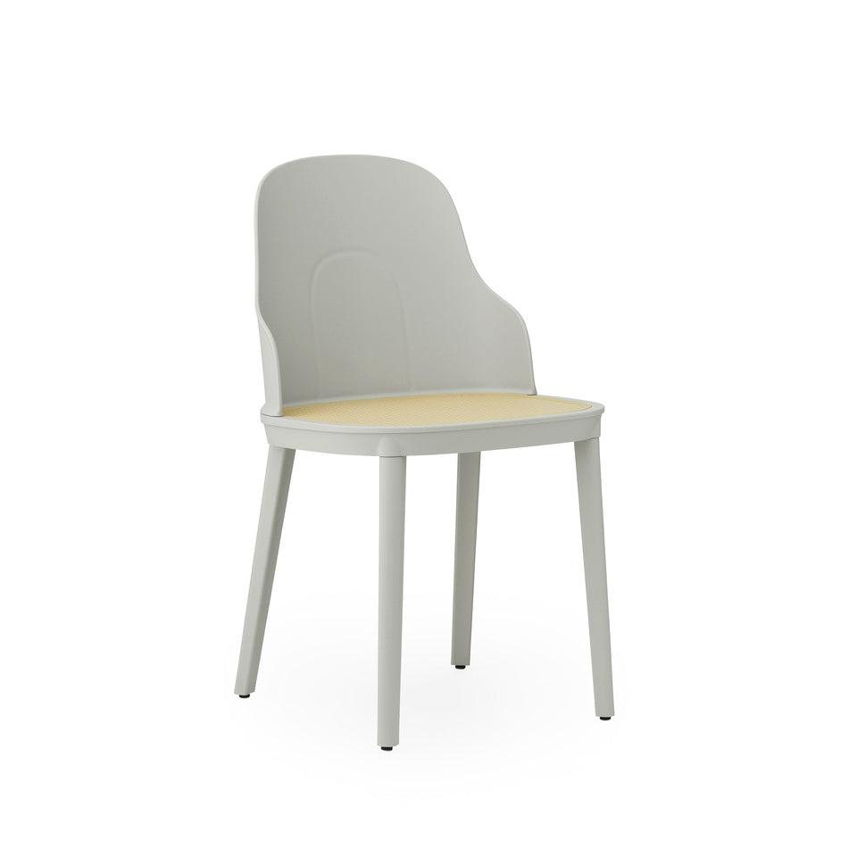 Allez PP Stuhl warm grau mit Weiden