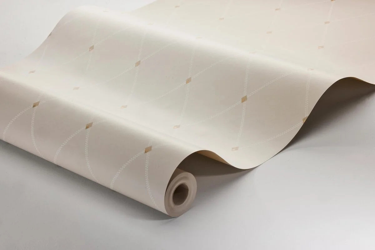 Tapete mit geometrischem Muster FREDRIK hellbeige