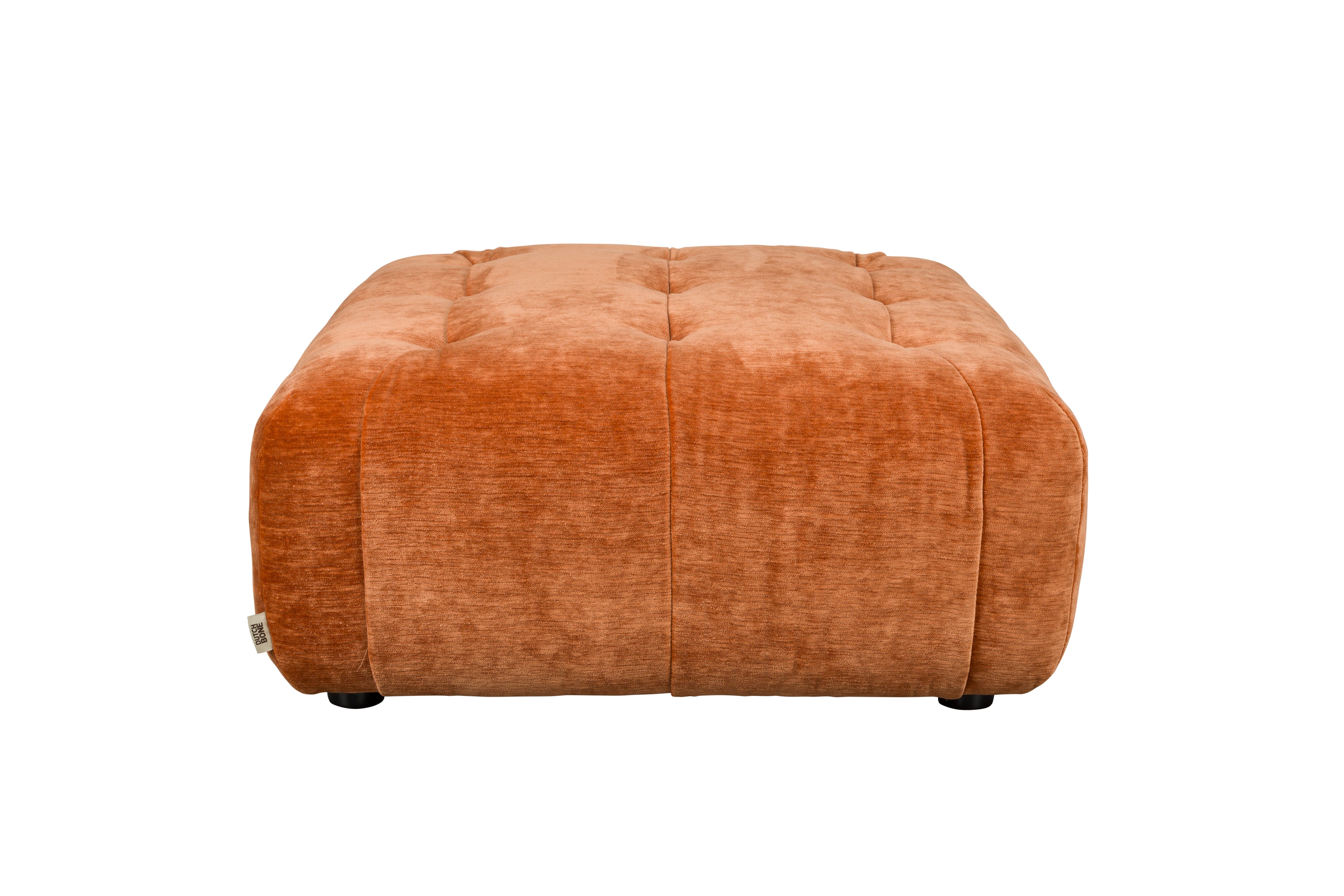Puf GIADA braunes Velours