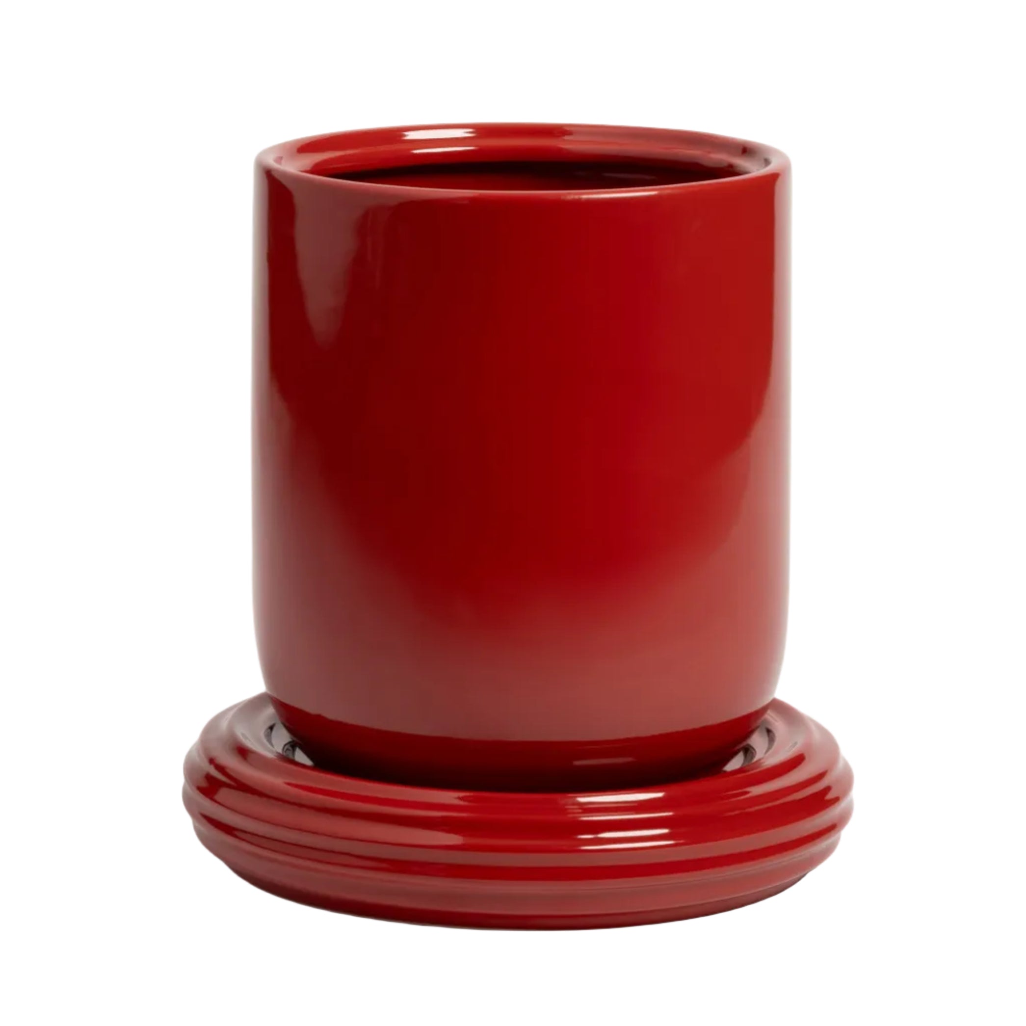 Blumentopf CHURROS rot