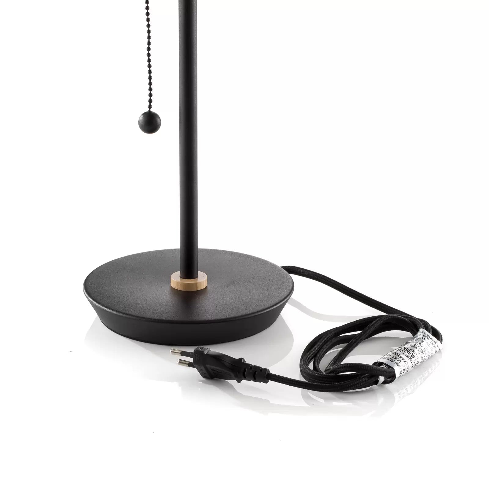 Blue cymbal table lamp