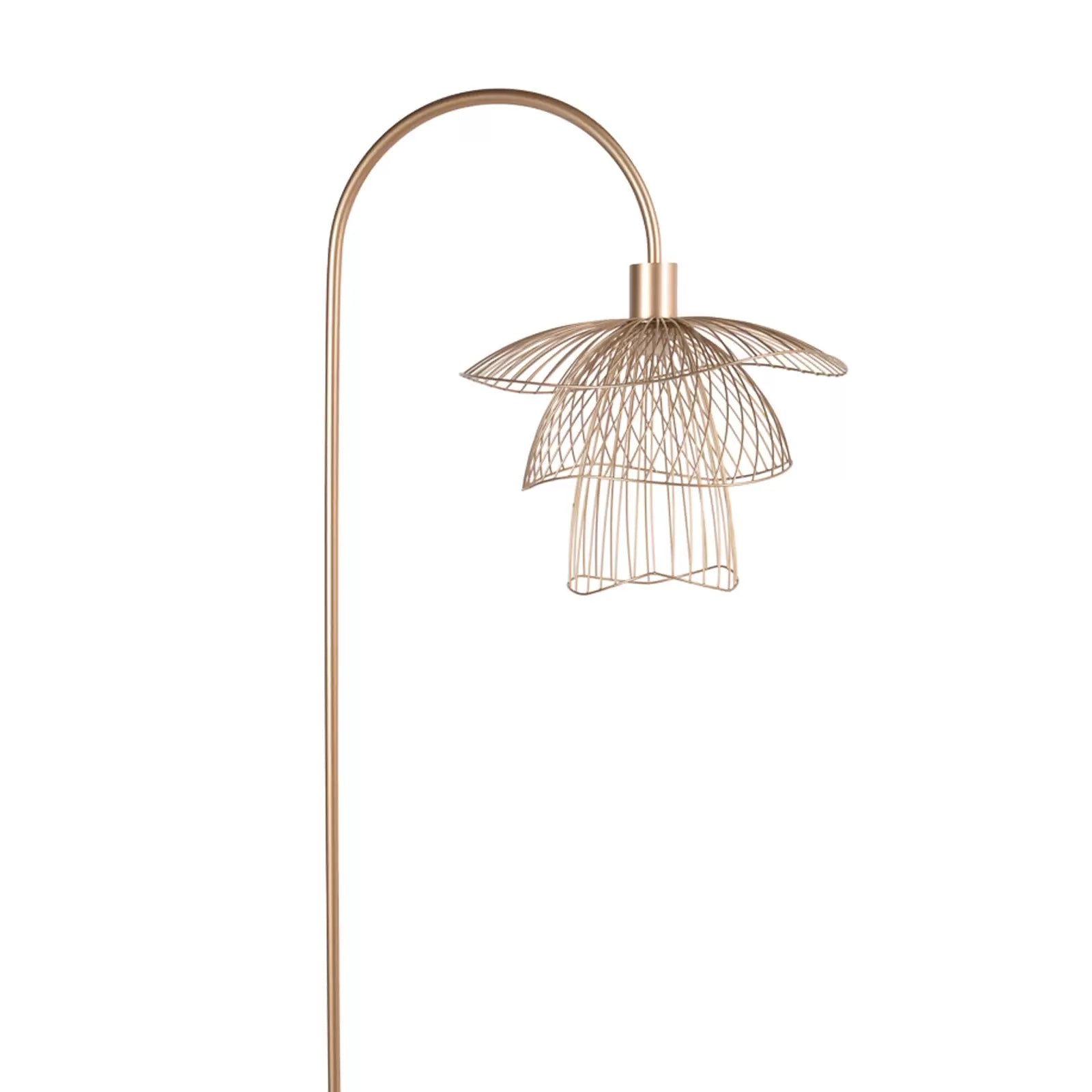 Stehlampe PAPILLON champagnergold