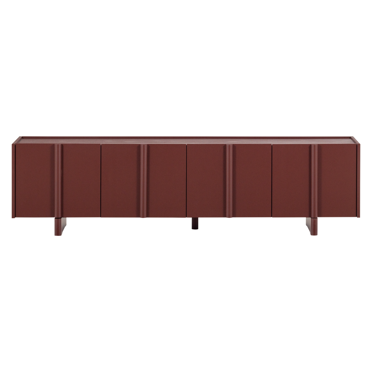 Szafka RTV BASU 200 cm burgundowy – ujęcie 4