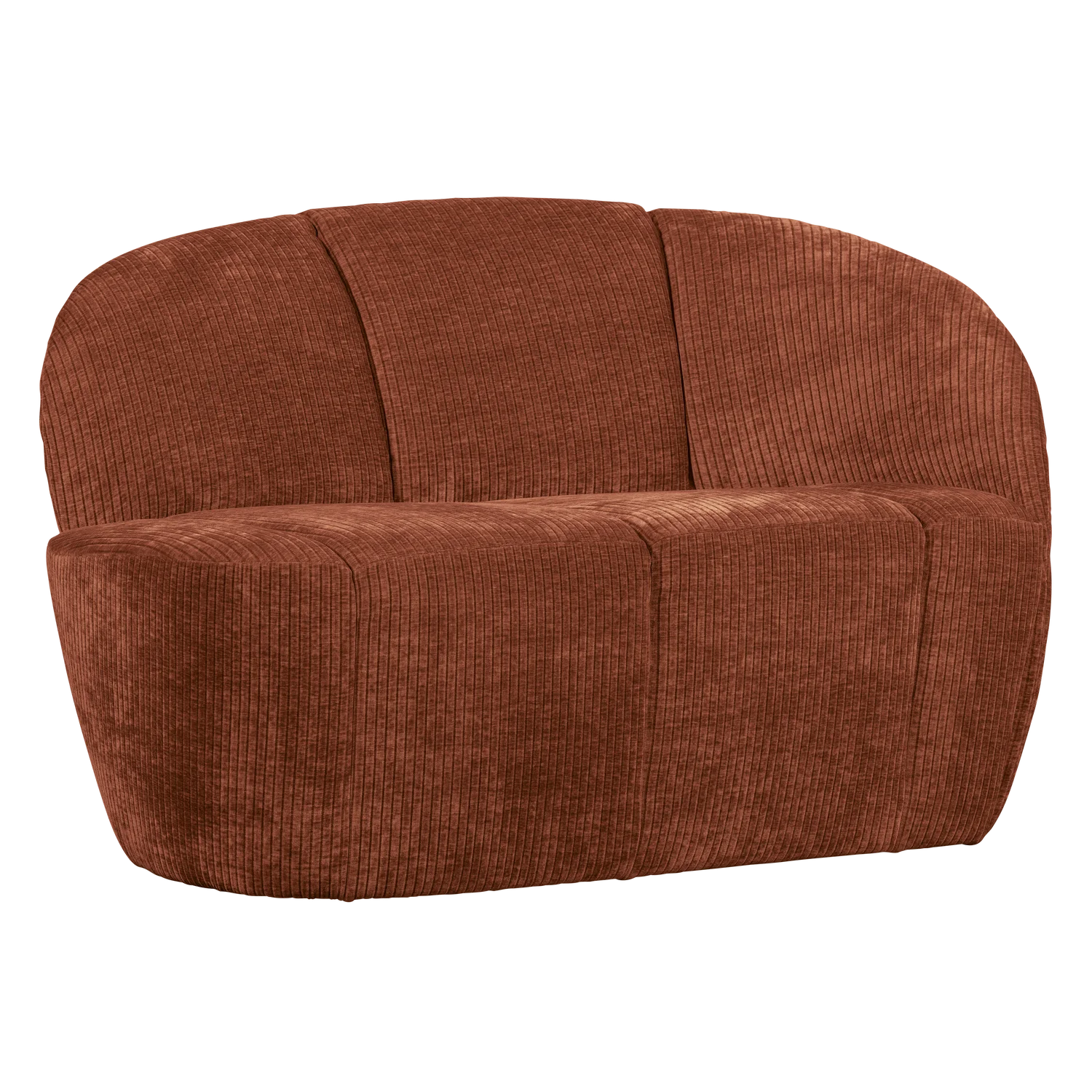 Sofa mit rechtsseitiger Sitzfläche für 2 Personen MOJO braunes Cord