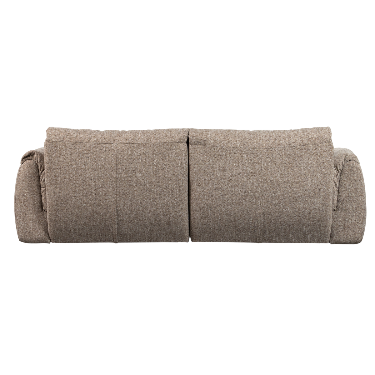 Sofa 2-osobowa BAGGY tkanina pleciona brązowy melanż – ujęcie 4