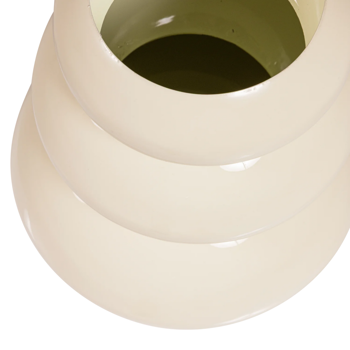 Vase TERA cremiges Beige