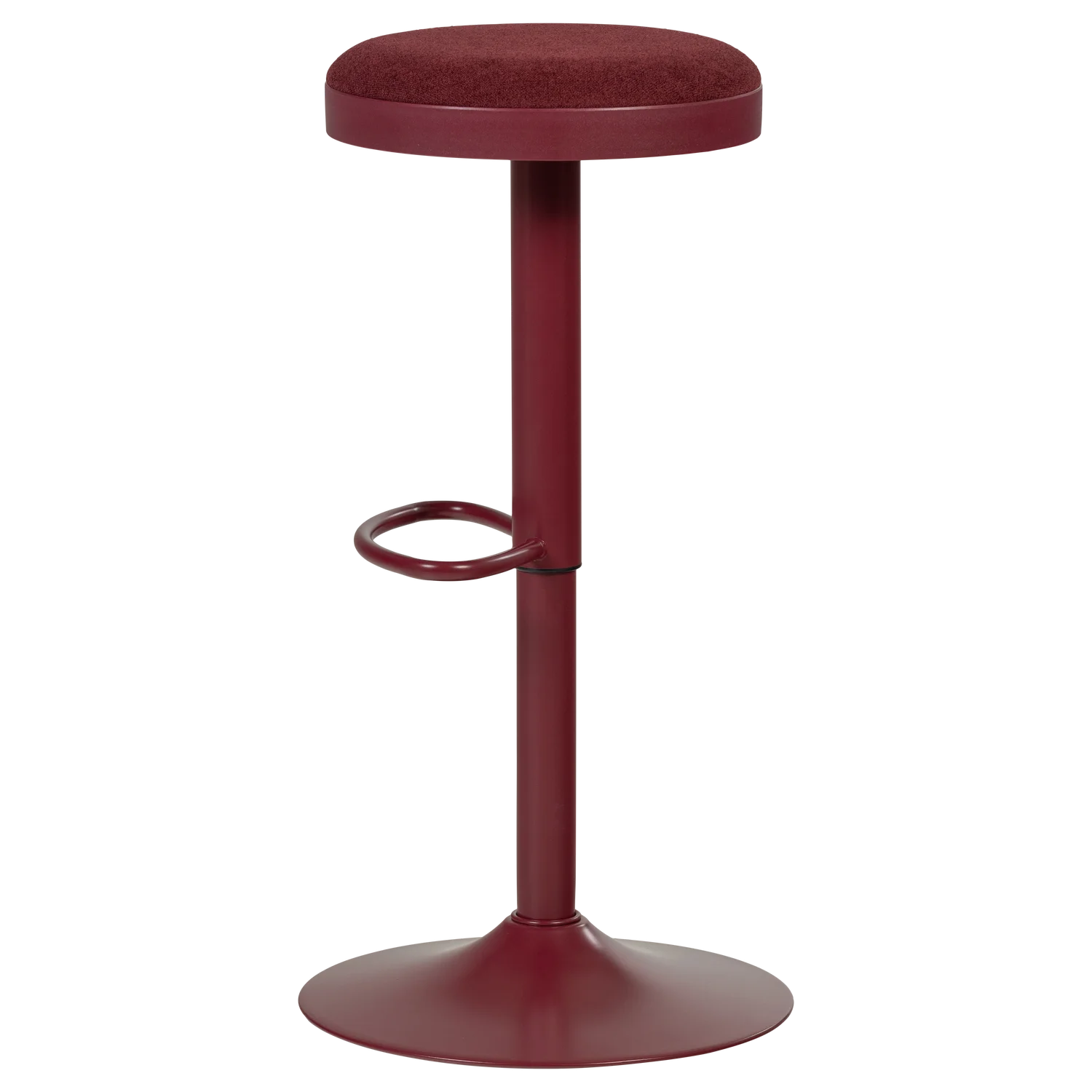 Verstellbarer Hocker MEVO weinrot