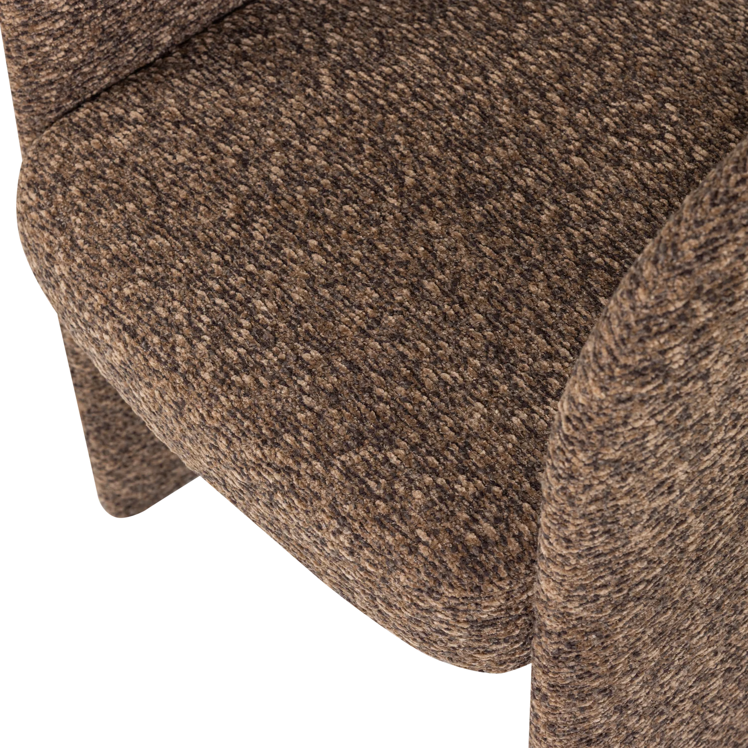 Stuhl LANOR braunes Boucle