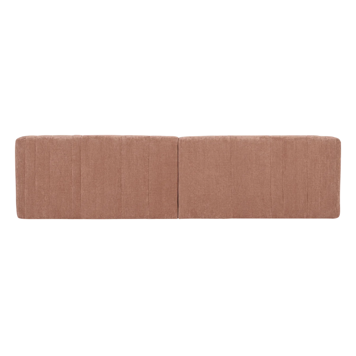 Sofa für 4 Personen OMAIRE rosa Chenille