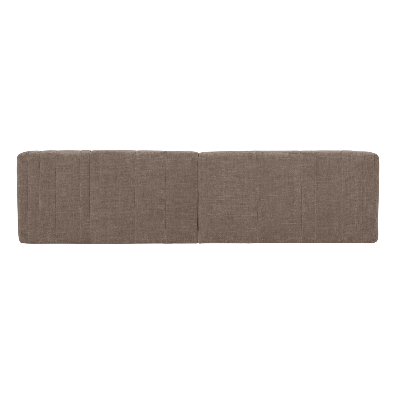 Sofa für 4 Personen OMAIRE taupe Chenille