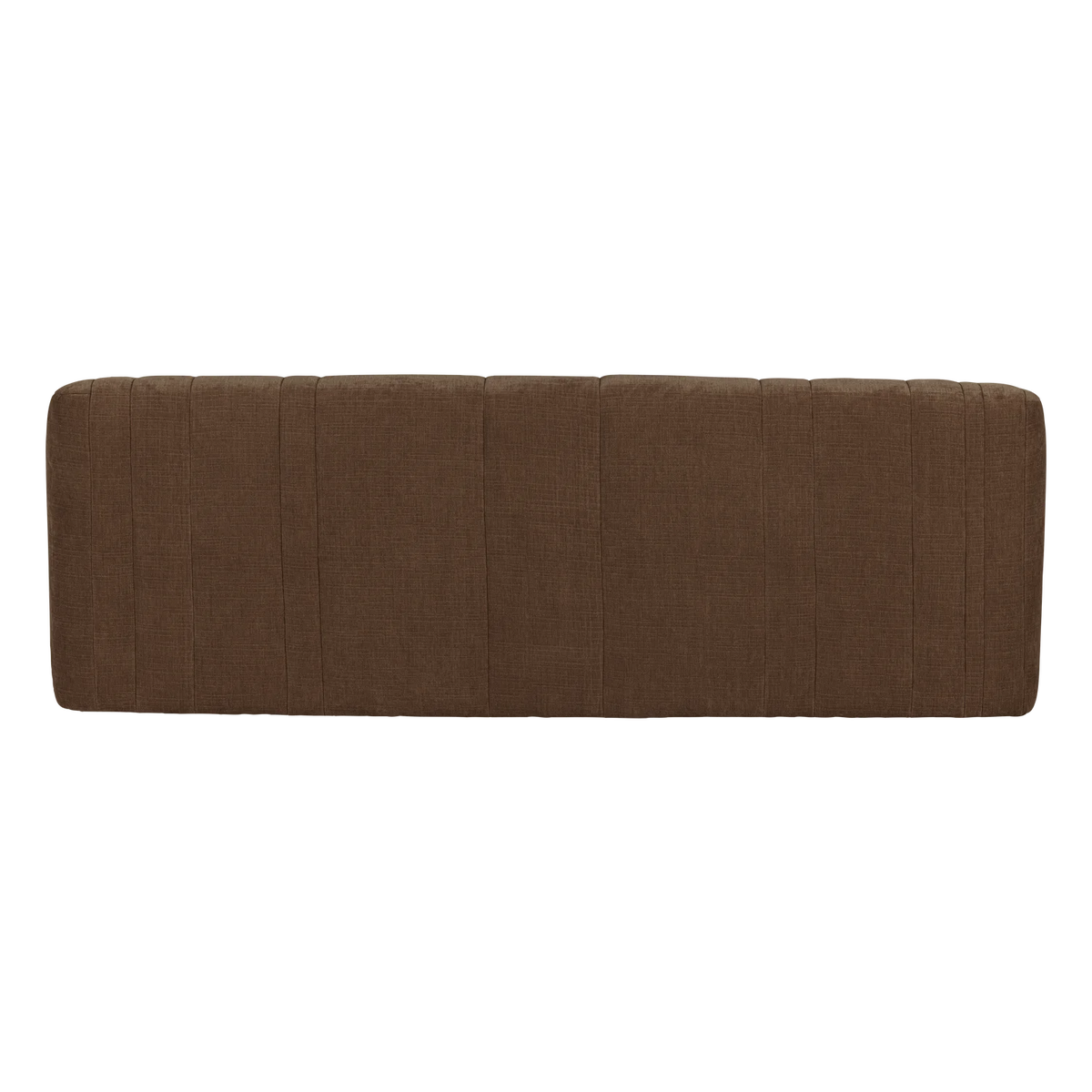 Zweisitzer-Sofa OMAIRE braunes Chenille