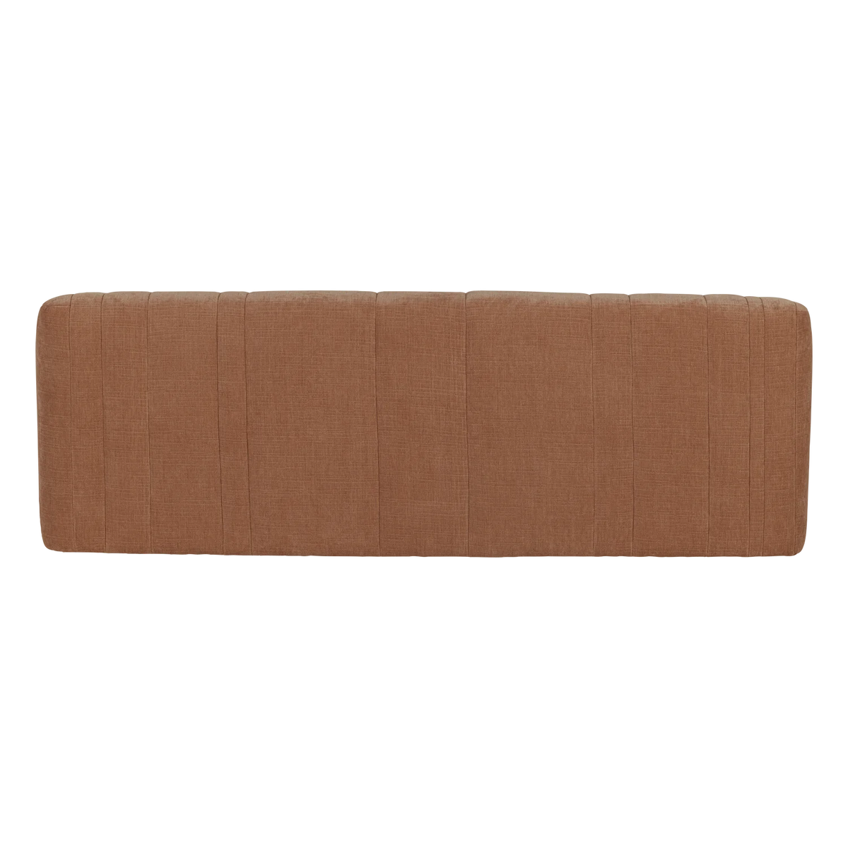 Zweisitzer-Sofa OMAIRE rostbraunes Chenille