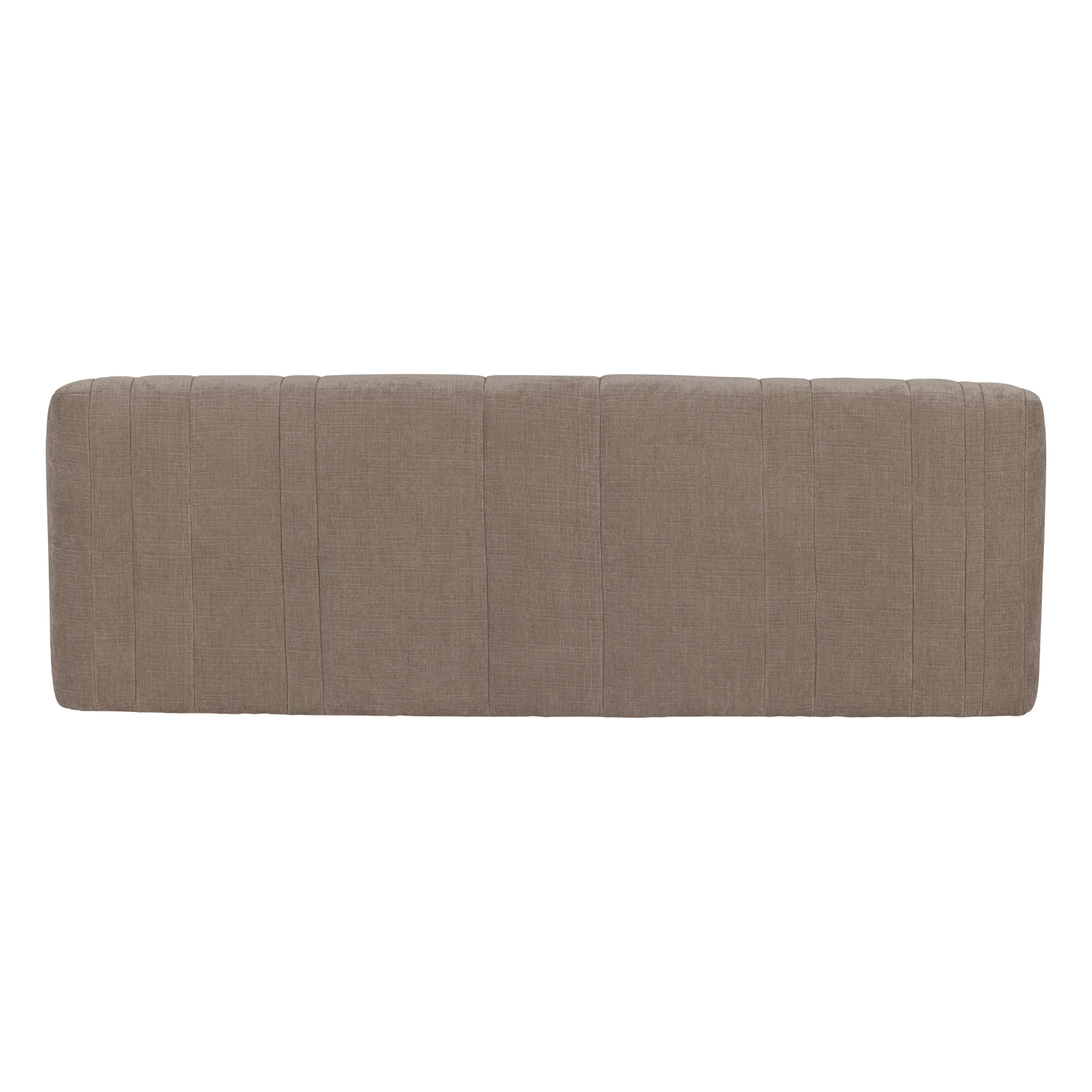 Zweisitzer-Sofa OMAIRE taupe Chenille