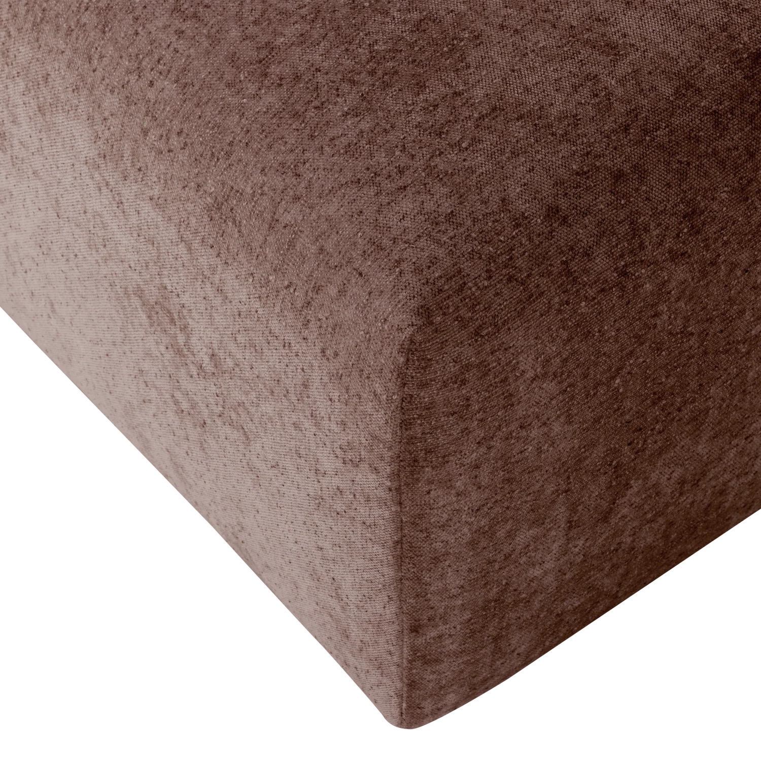 Puff UMINA rosa-braun Chenille