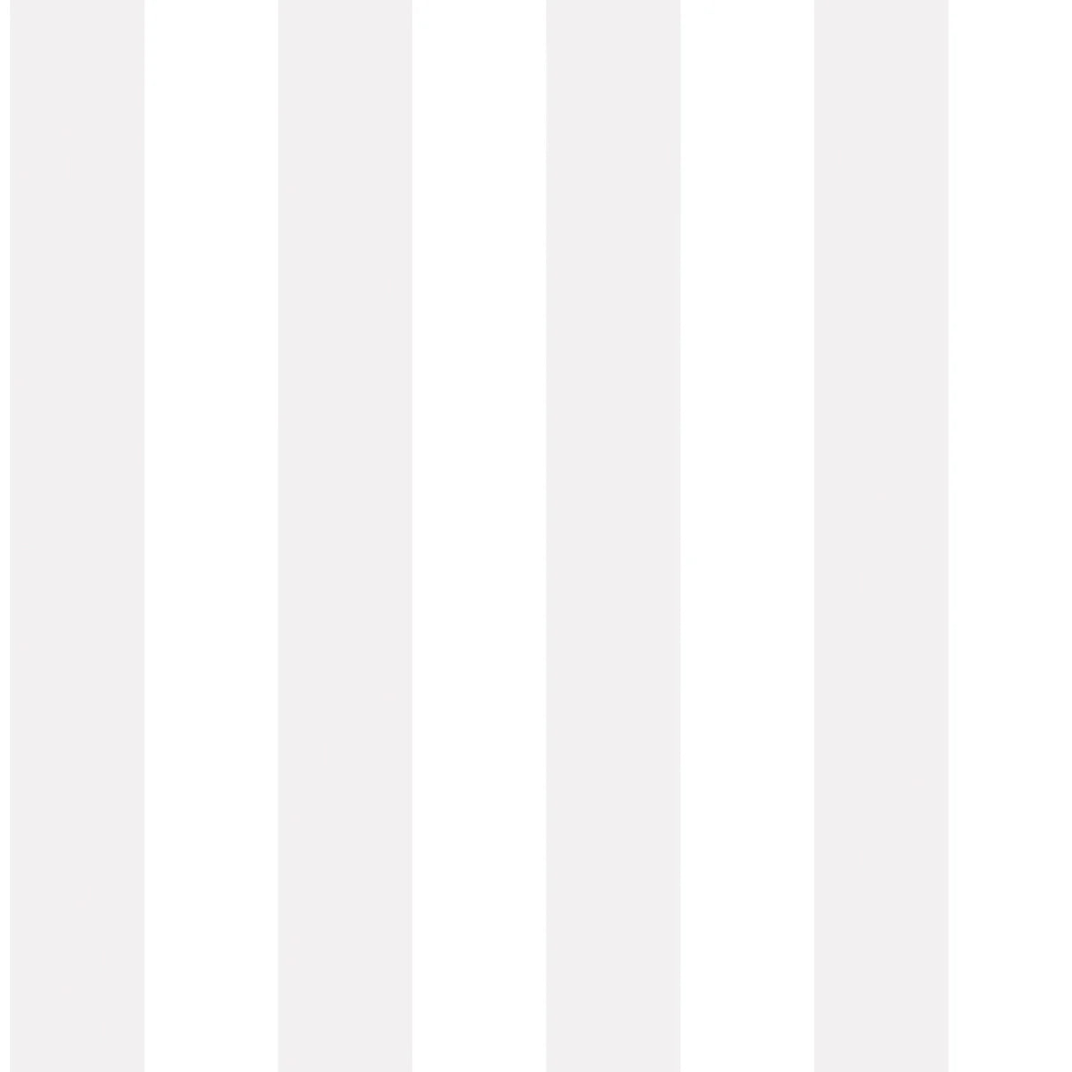 Vlies-Tapete mit Streifen KARL in Weiß mit pudrigem Rosa