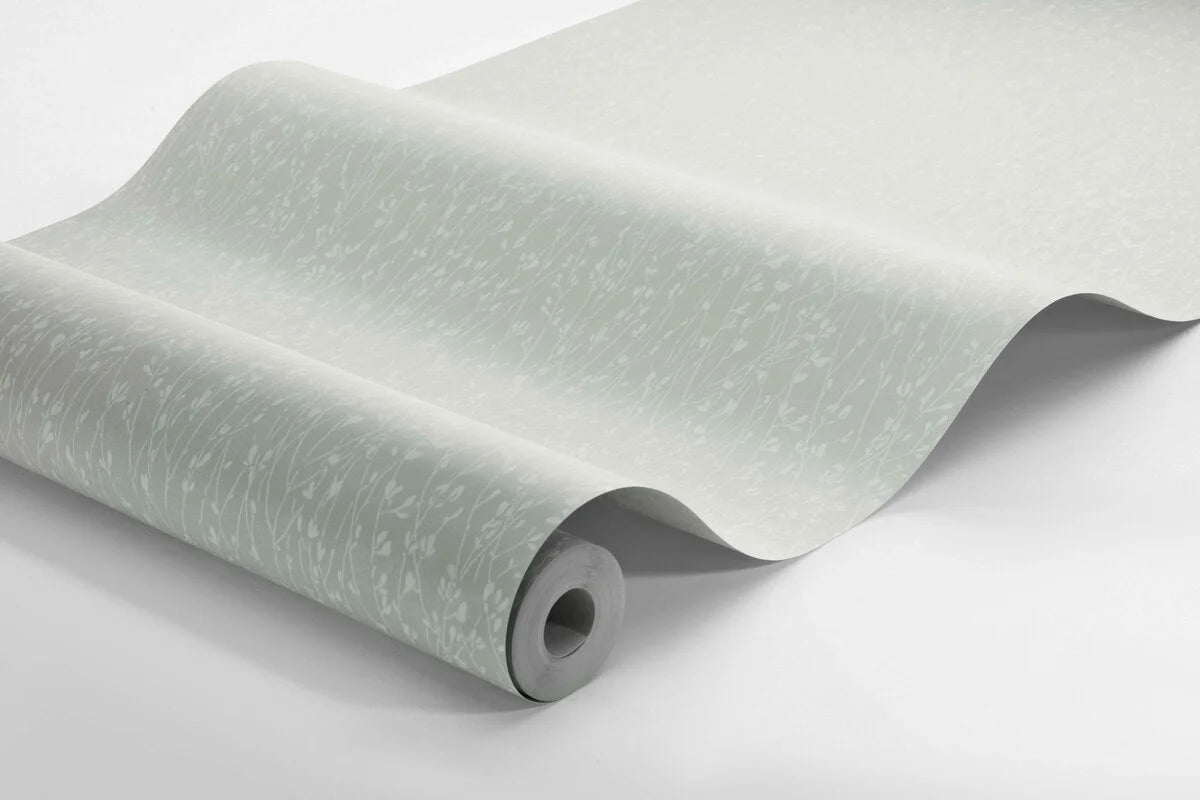 Vlies-Tapete mit pflanzlichem Muster ELIAS in hellgrün