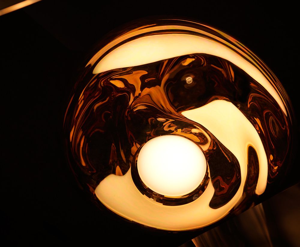 Slim Kupferstehlampe schmelzen