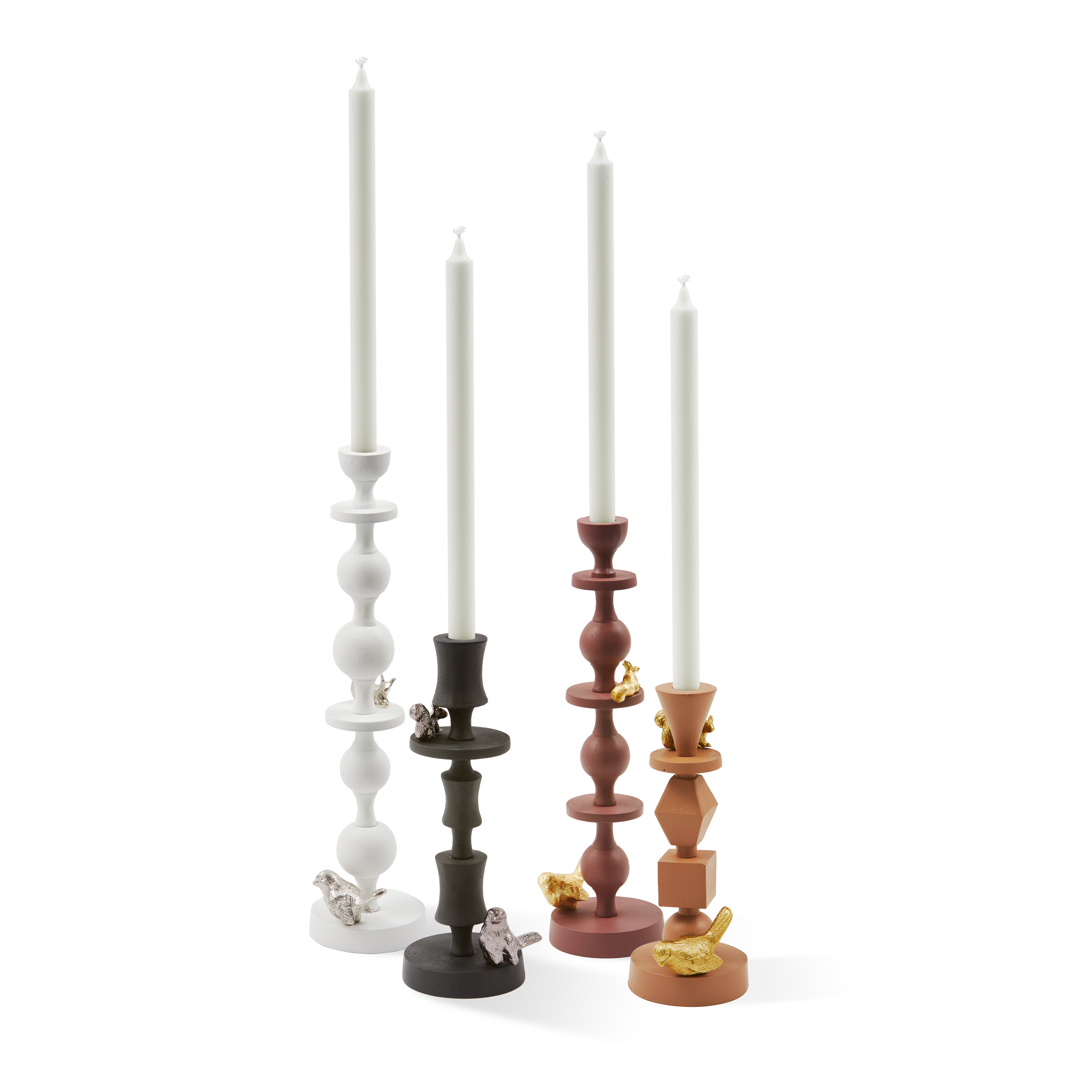 CLIMBING POLE Aluminium Candle Holder