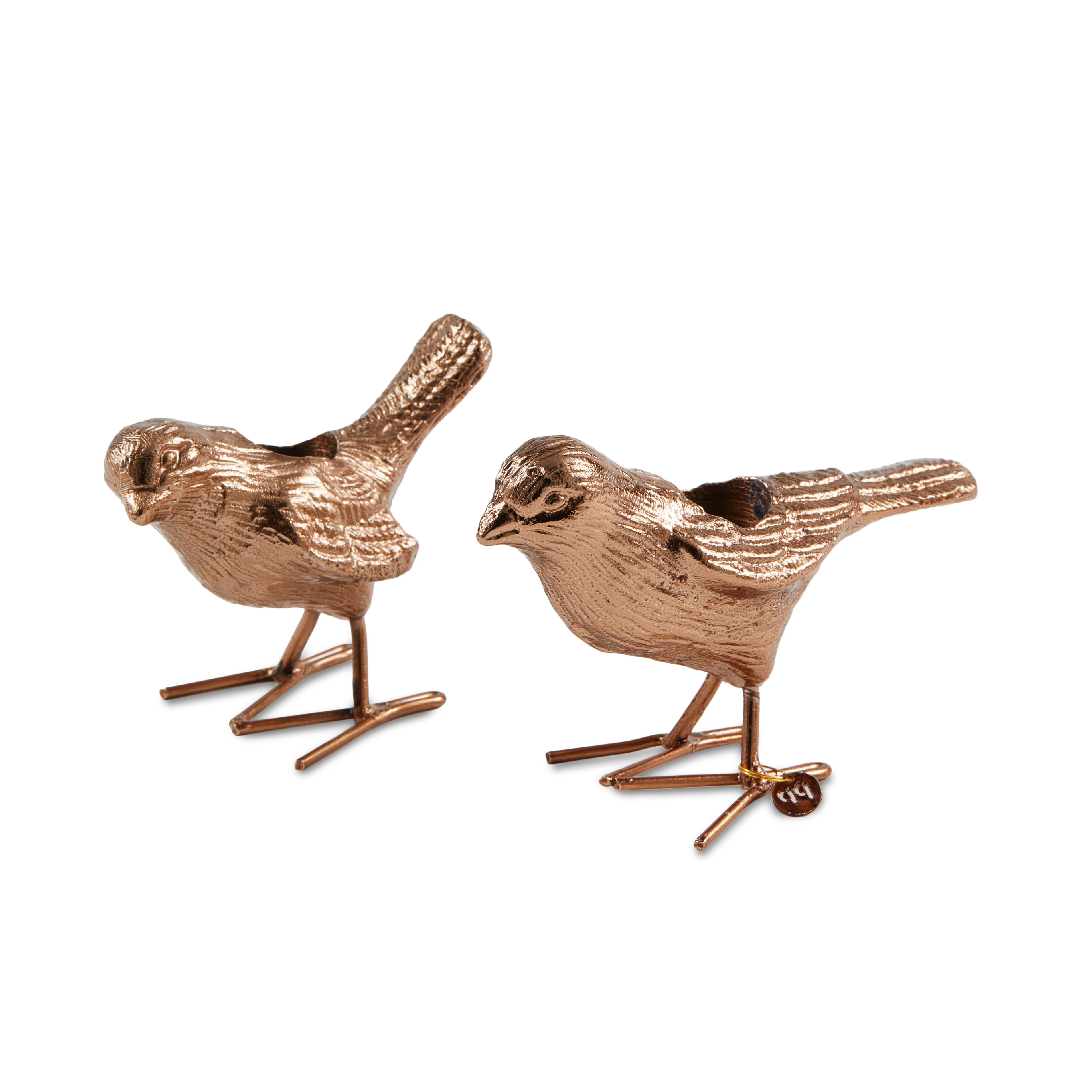 Kerzenhalter FLOCK OF BIRDS hellrosa gold