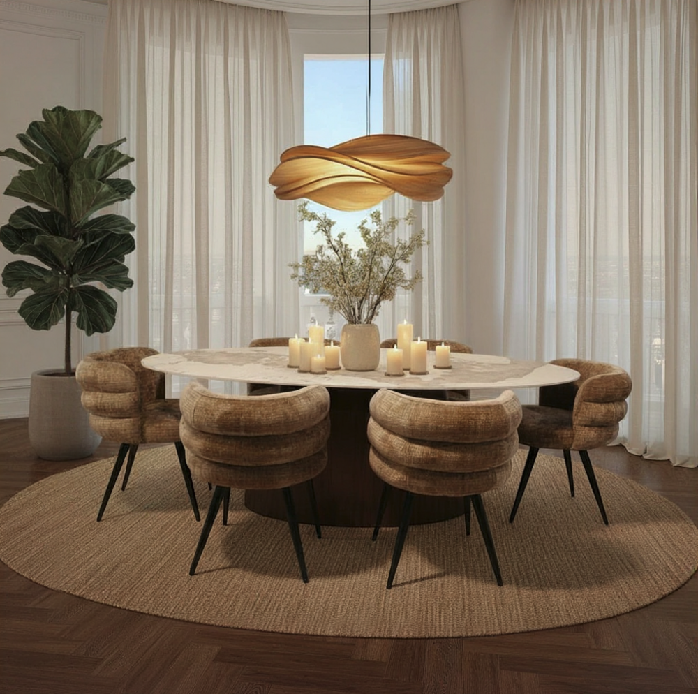 CLOUD Chair Light Beige with Black Base