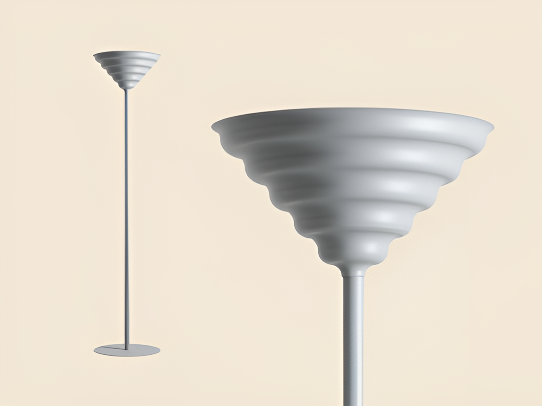 Stehleuchte WAVE grau