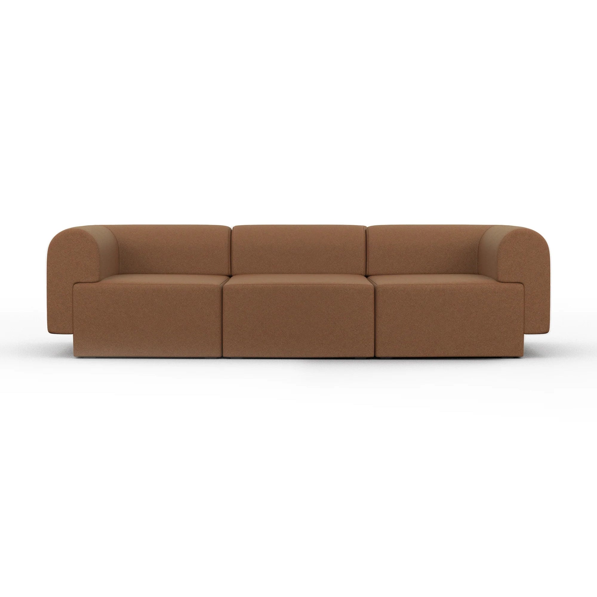 Sofa 3-Sitzer TORI rostrot