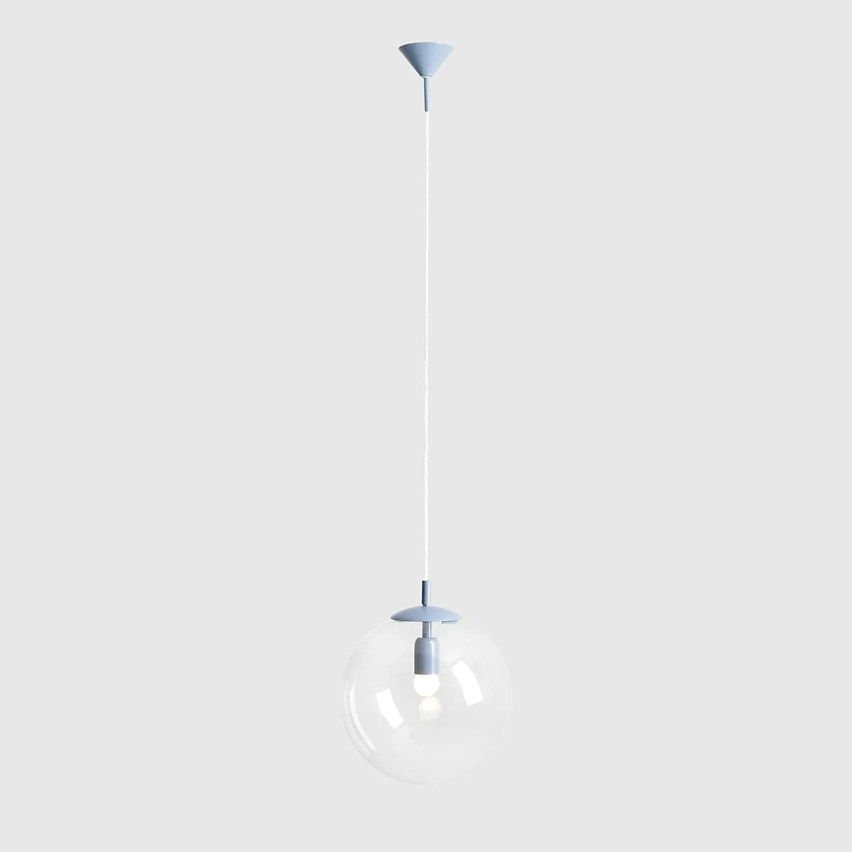 Blue hanging lamp