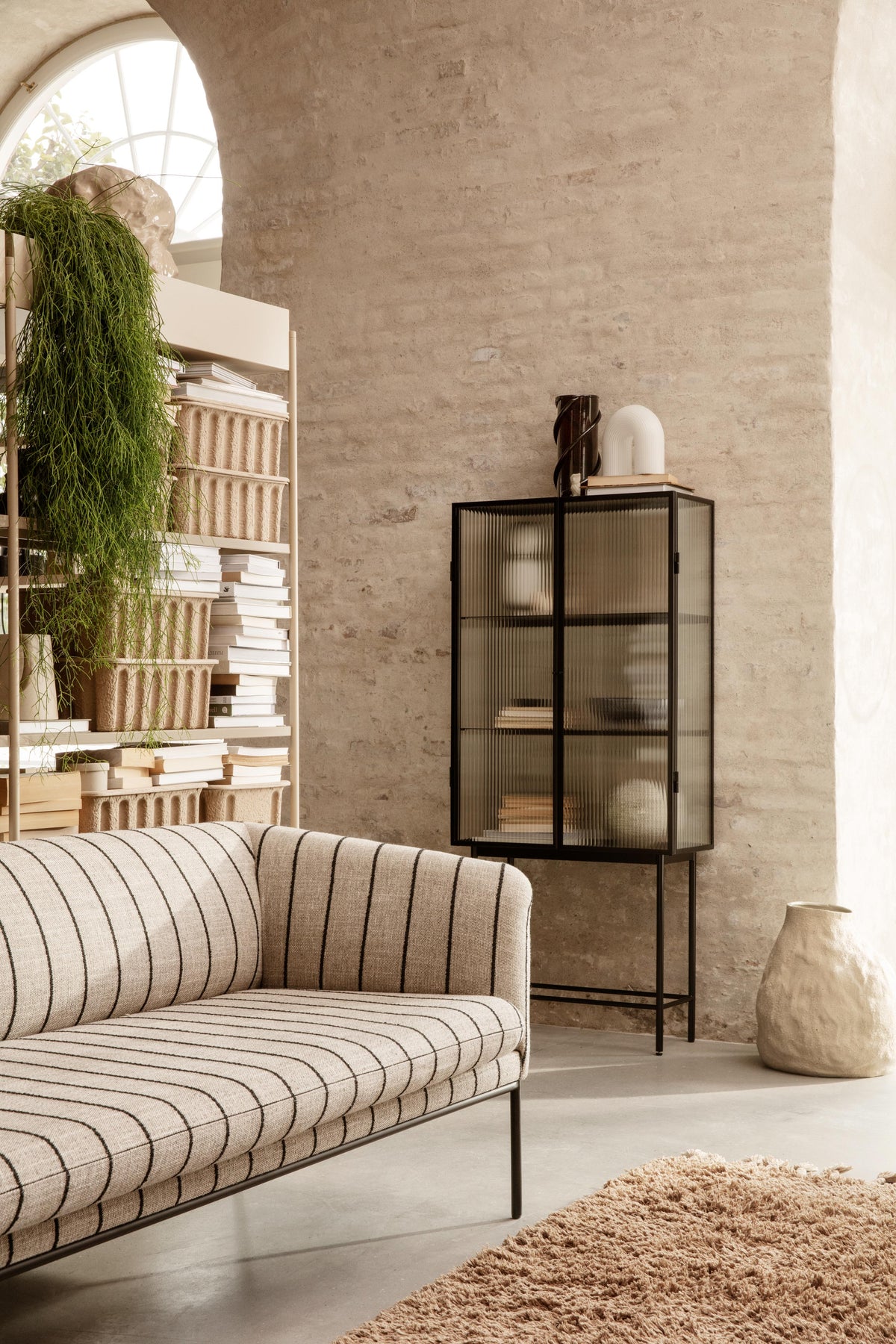 Sofa 3-Sitzer TURN Hot Madison in Sandfarbe