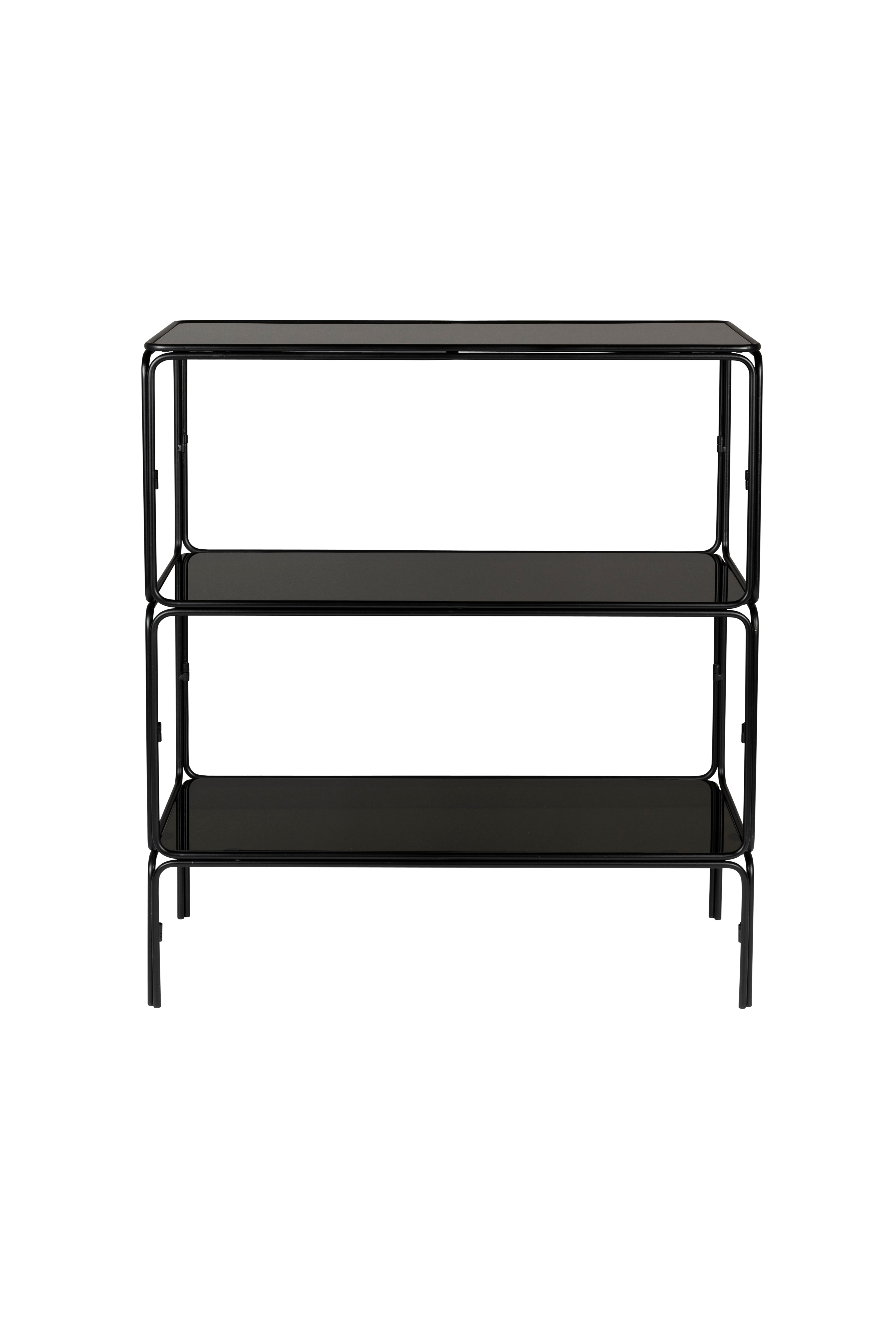 LIAH Shelf Black Glass