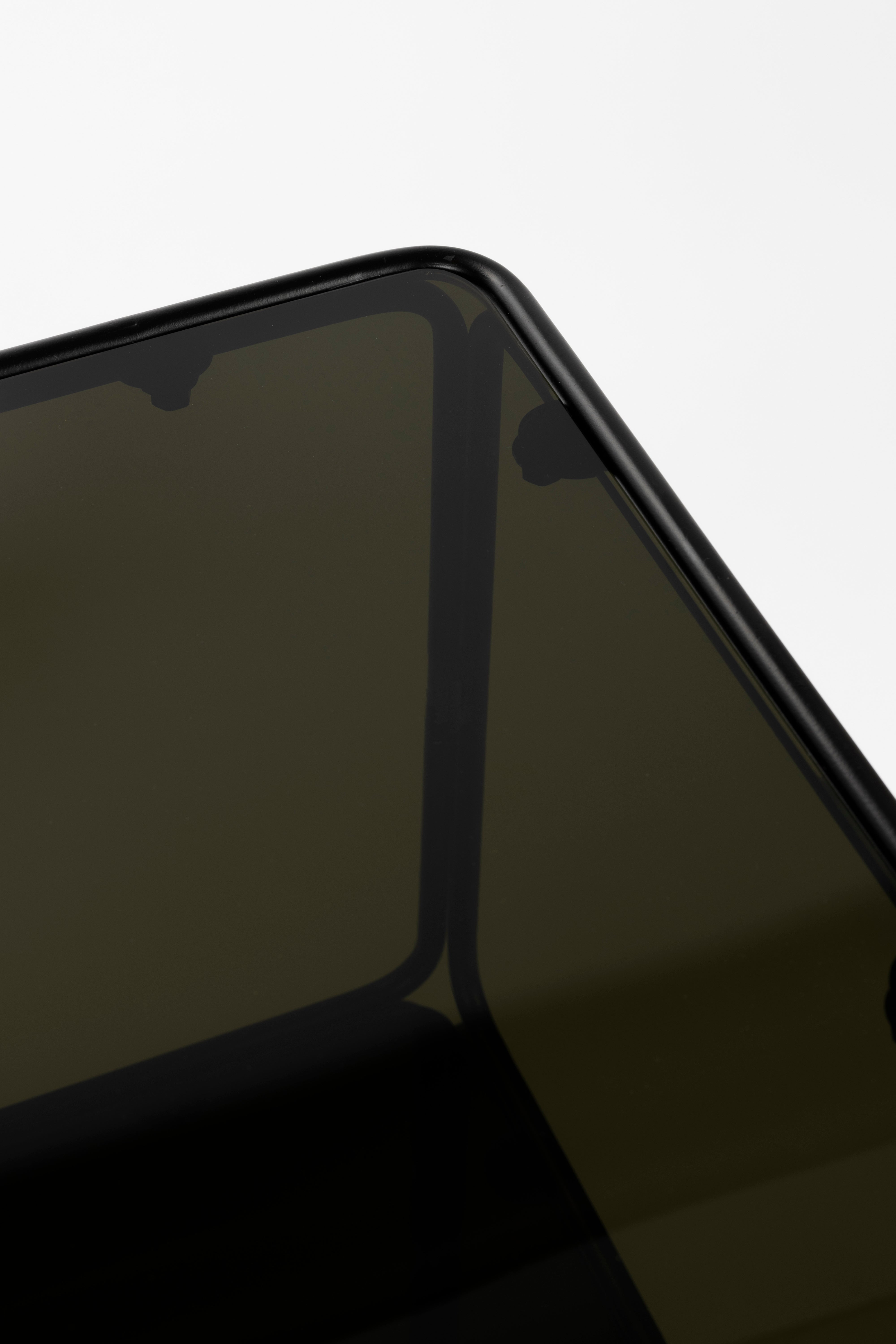 LIAH Shelf Black Glass