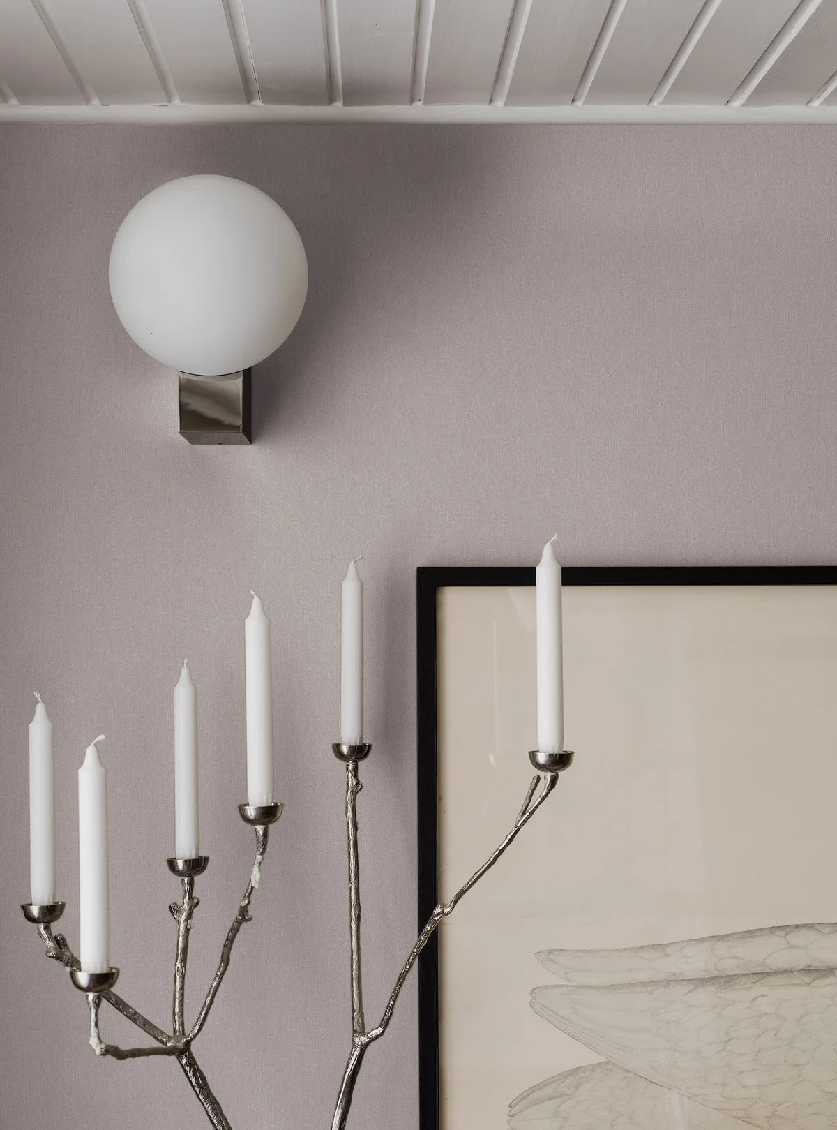 Structural wallpaper imitating linen LINEN - HEATHER gray