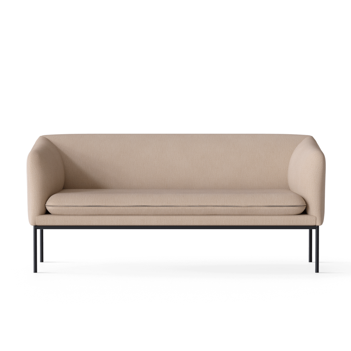 Sofa 2-osobowa TURN beżowy wełna – ferm LIVING