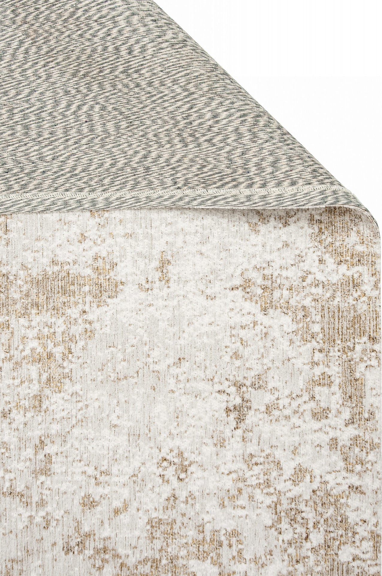 Teppich DECO RUGS beige mit Weiß
