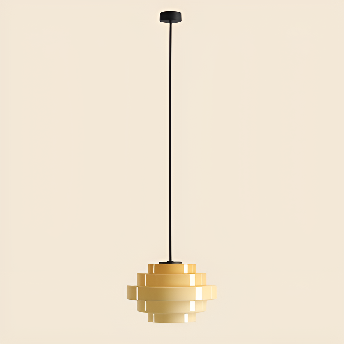 Filo beige hanging lamp