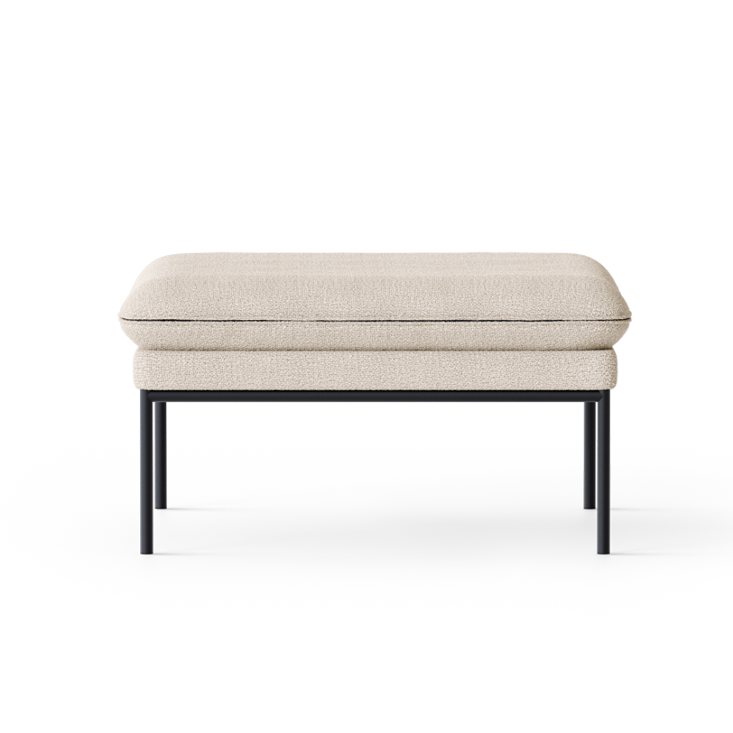 Puf TURN złamany biały boucle – ferm LIVING