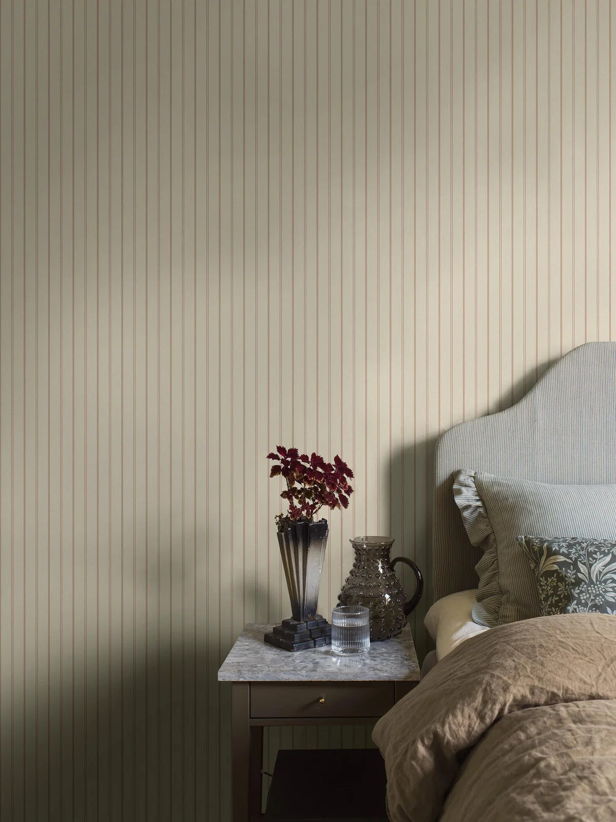 Tapete mit Streifen WOODLAND STRIPE beige