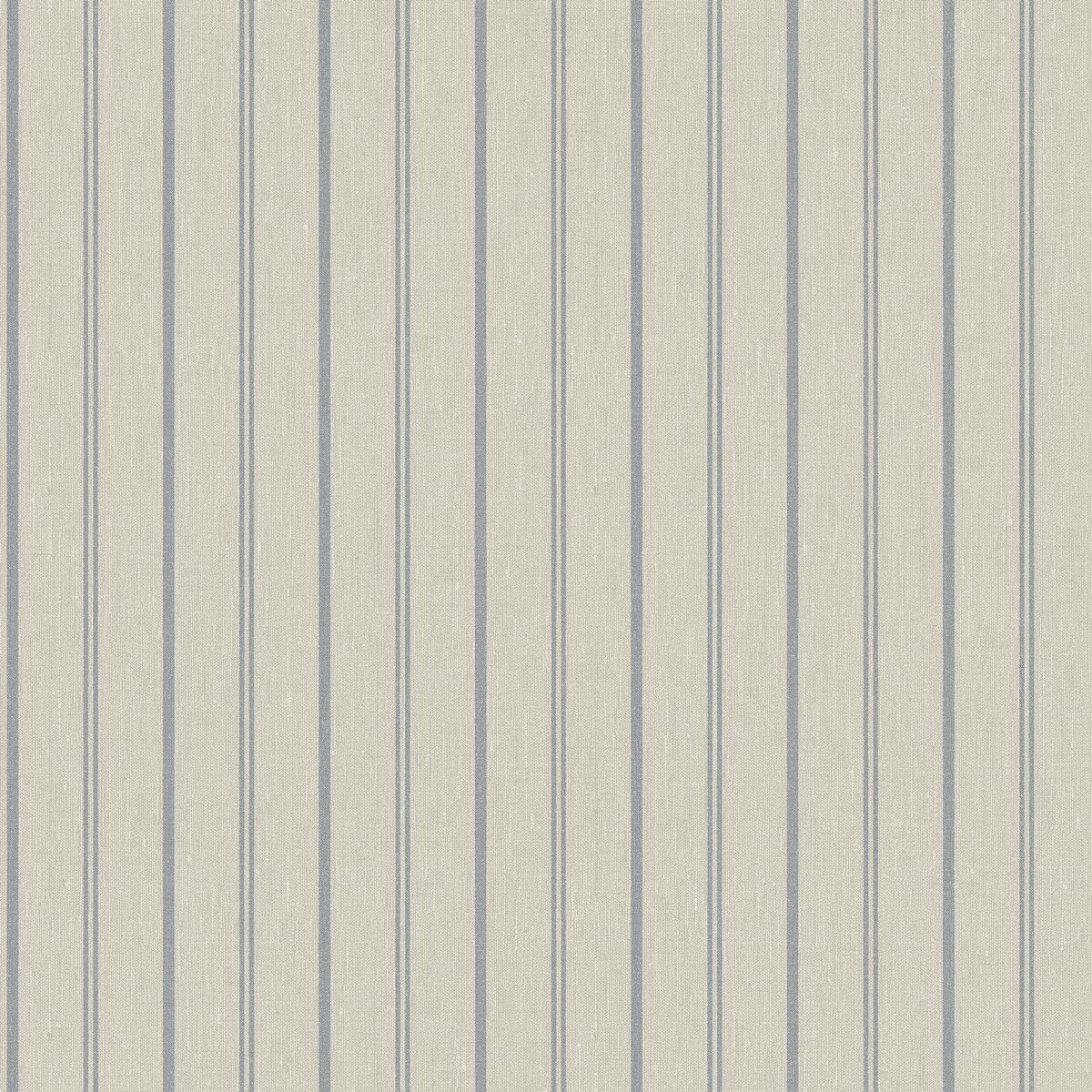 Tapete mit Streifen WOODLAND STRIPE dunkelbeige mit Grau