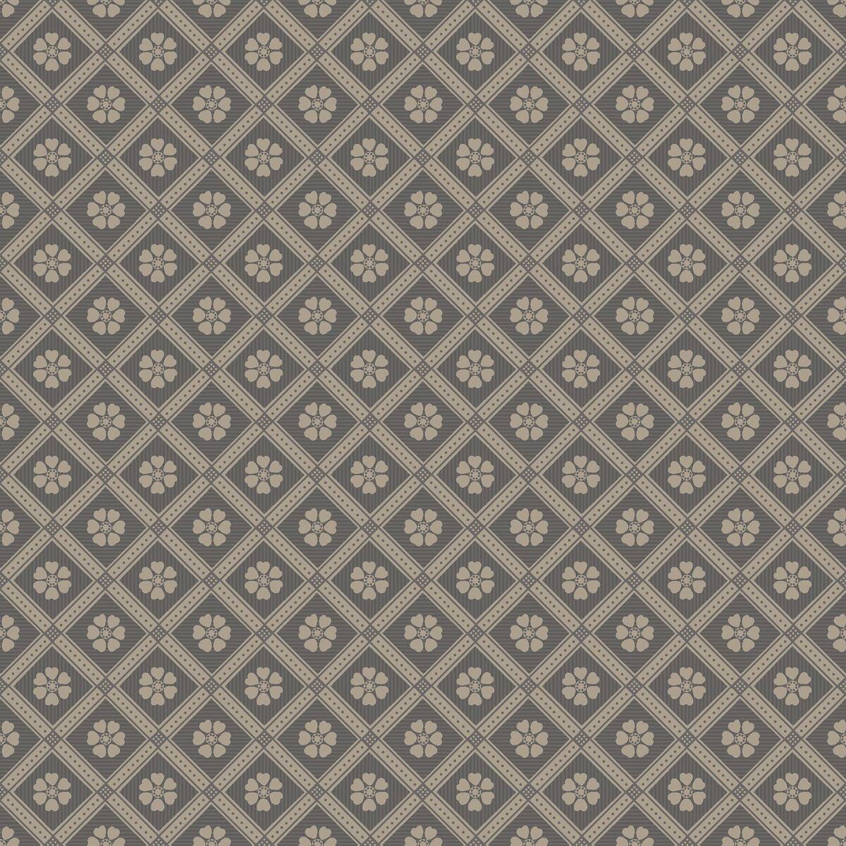 Tapete mit geometrischem Muster LOVE braun