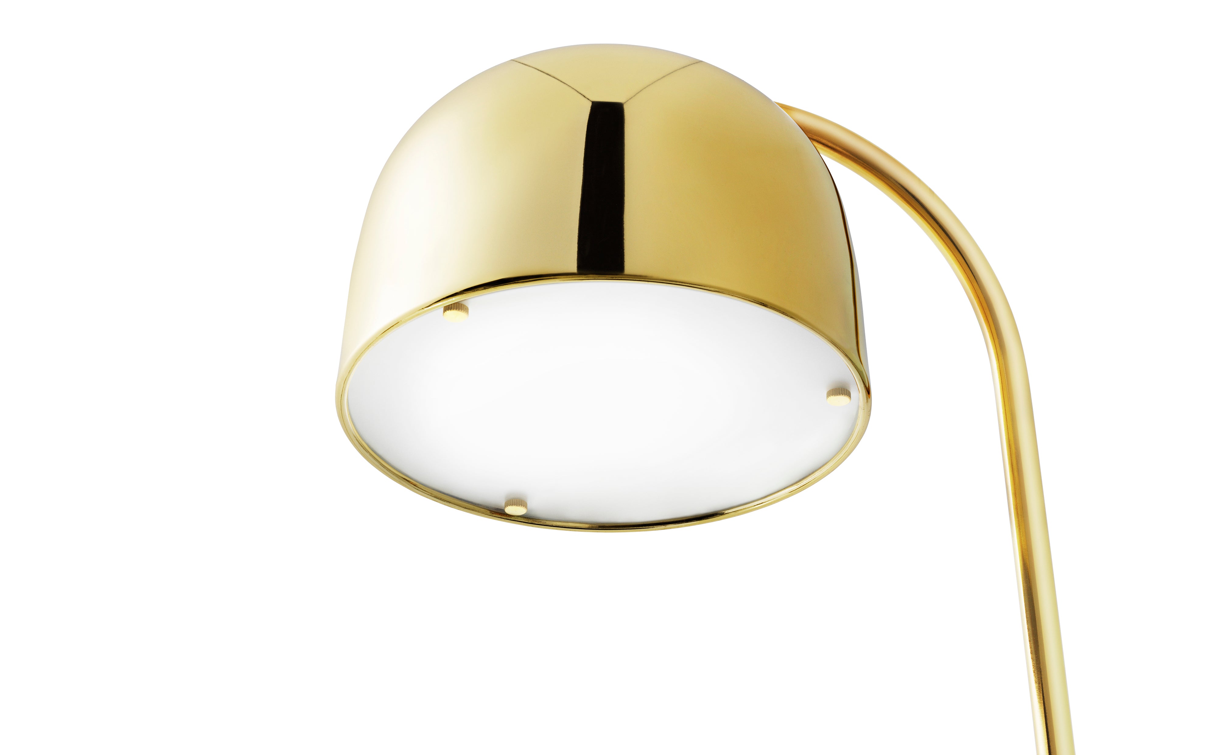GRANT goldene Tischlampe mit schwarzem Granit