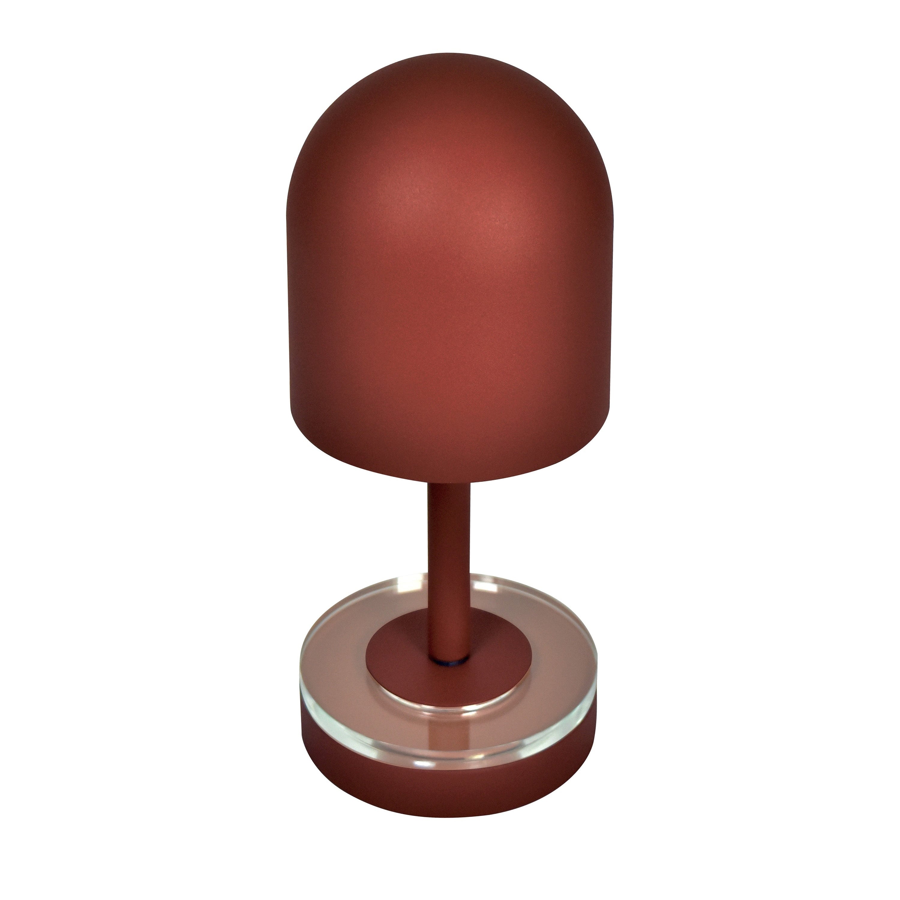 Tragbare Lampe LUCEO ziegelrot
