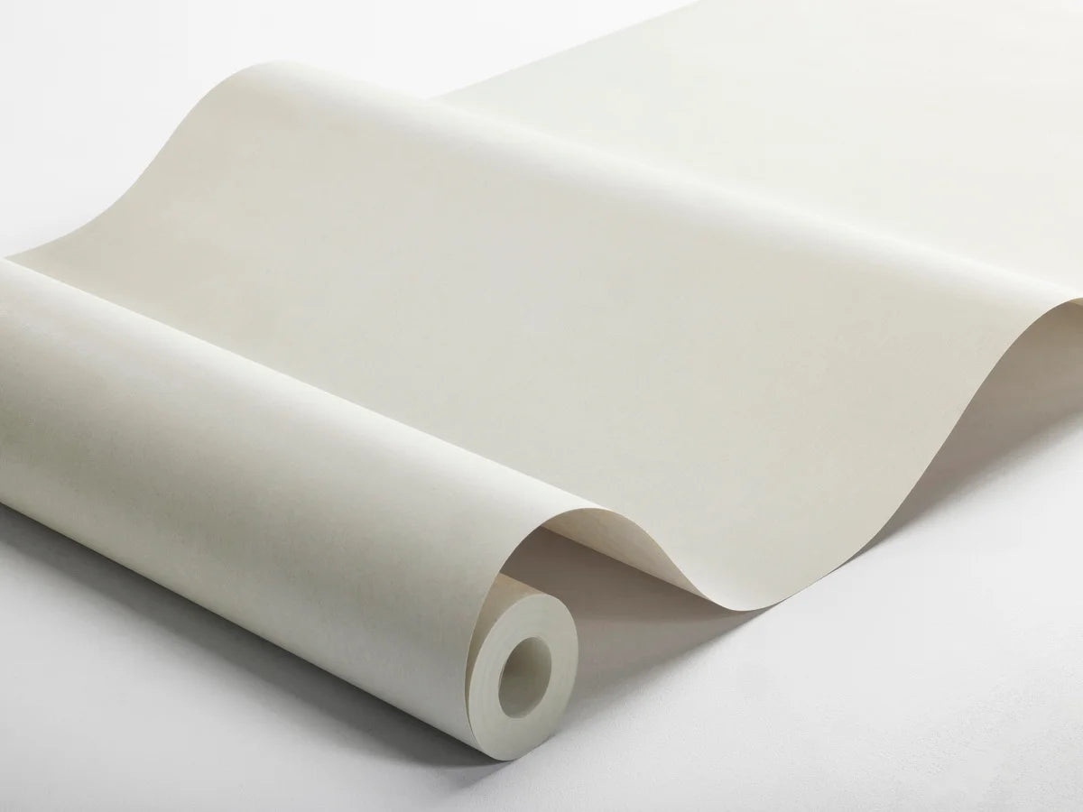 Tapete, die Leinwand imitiert SHADES - CHALK cremefarben