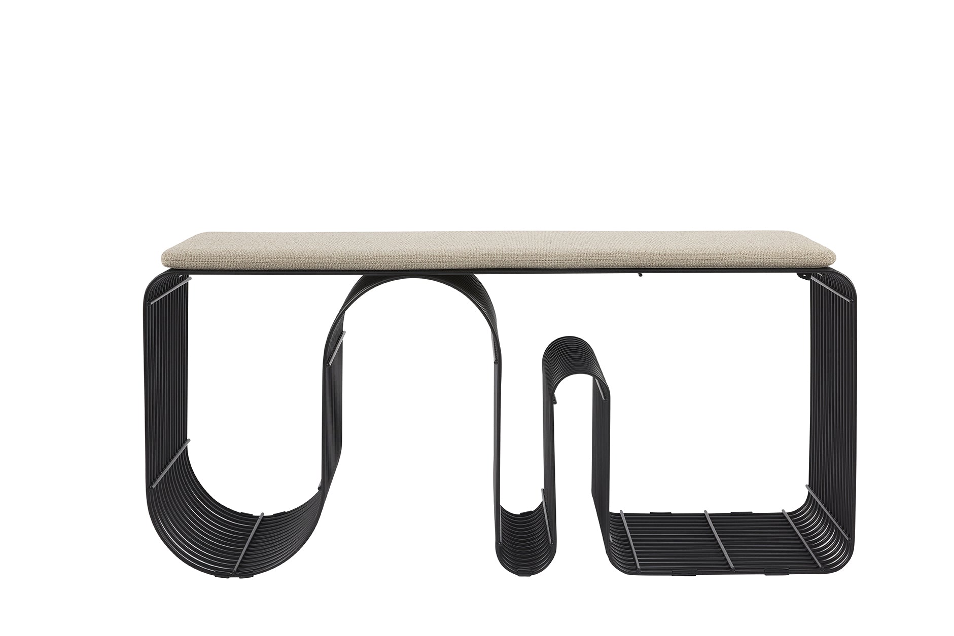 CURVA Bench Black