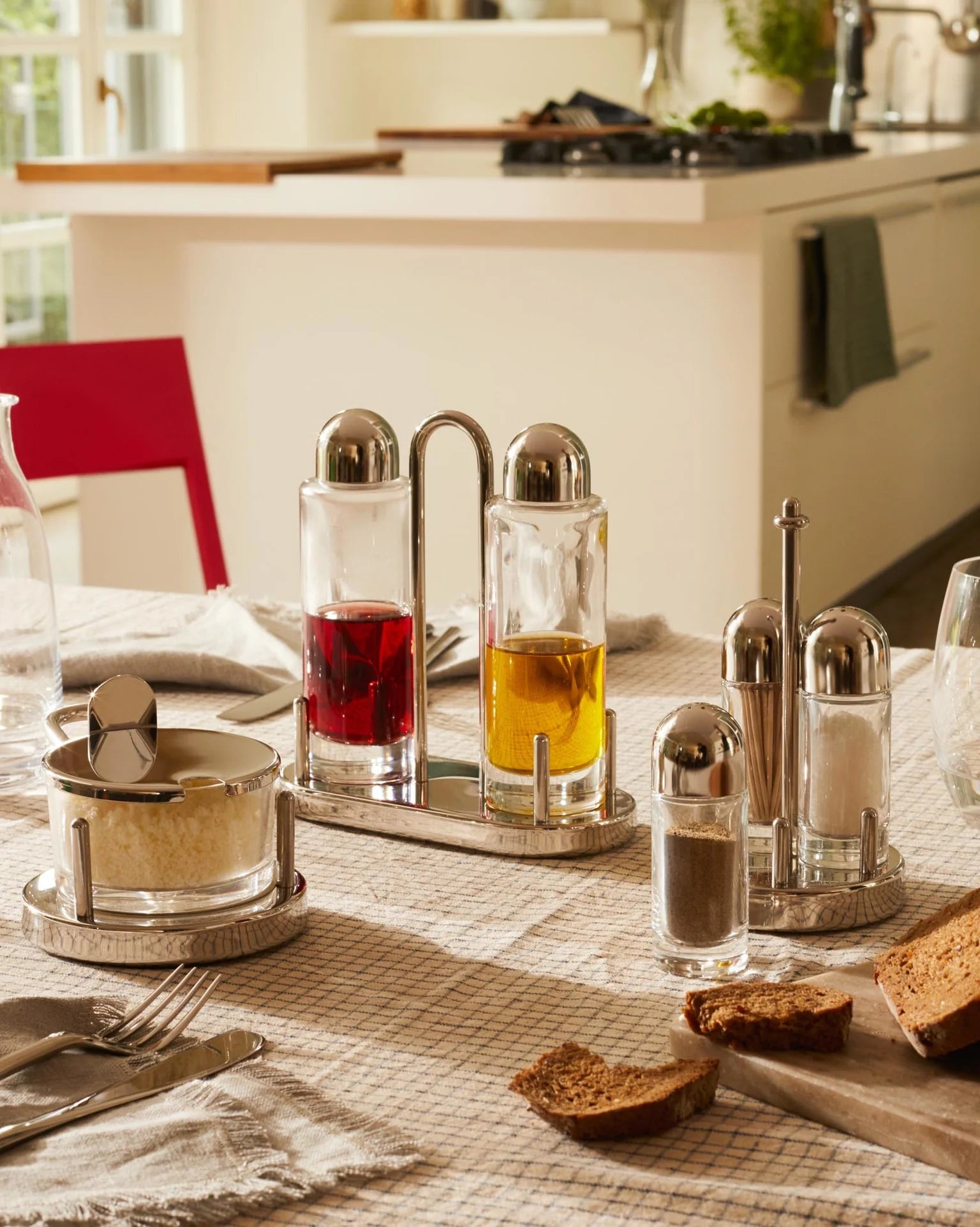 Ölspender 5074 Glas und Stahl