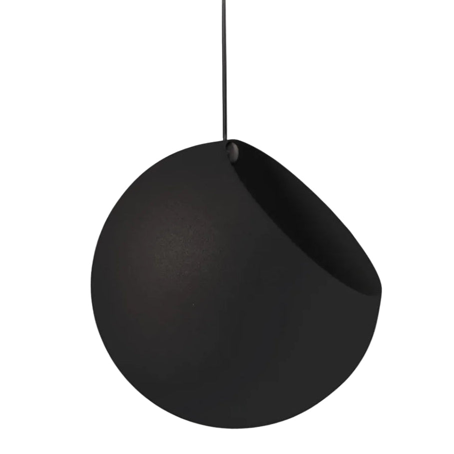 Hanging planter GLOBE black