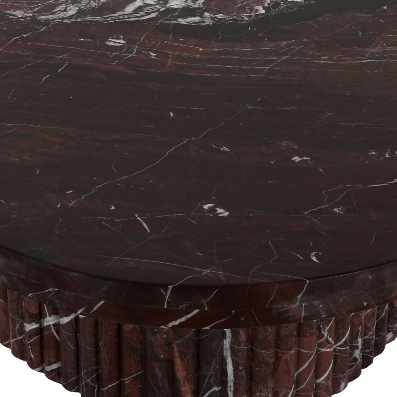 ORCHID Coffee Table Brown Marble