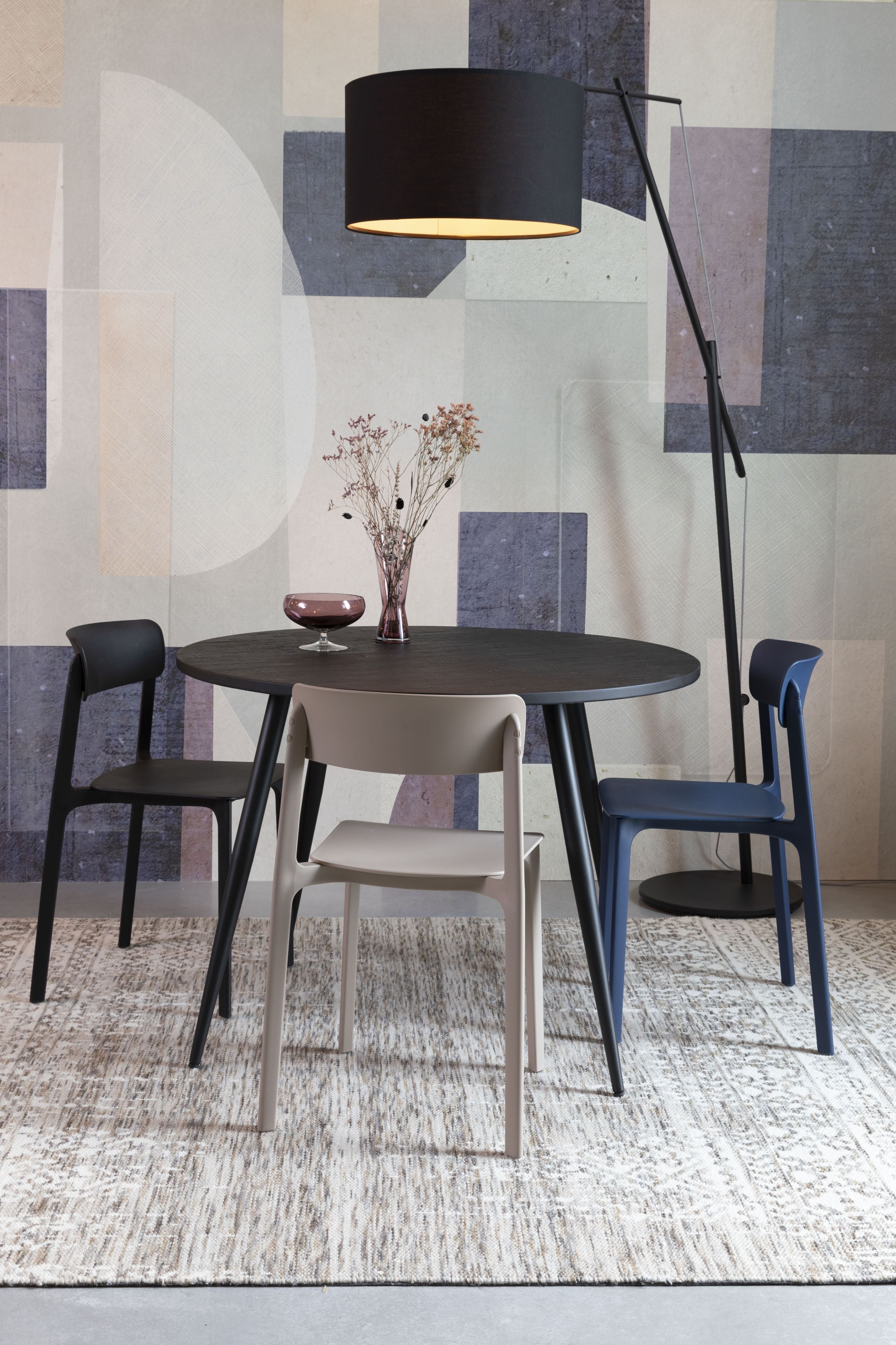 Floor Lamp Tokio Black White Label Living Eye on Design