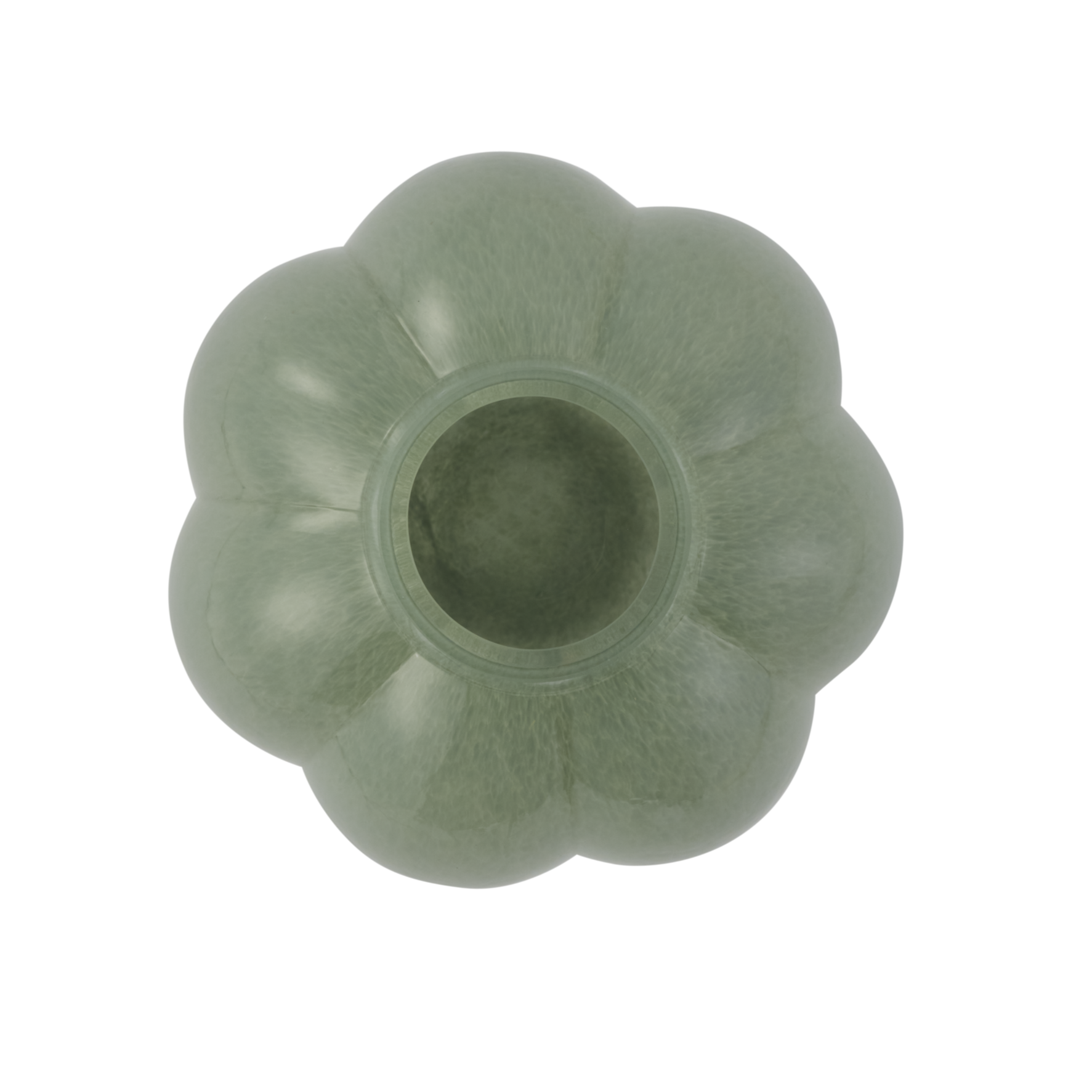 UVA vase green glass